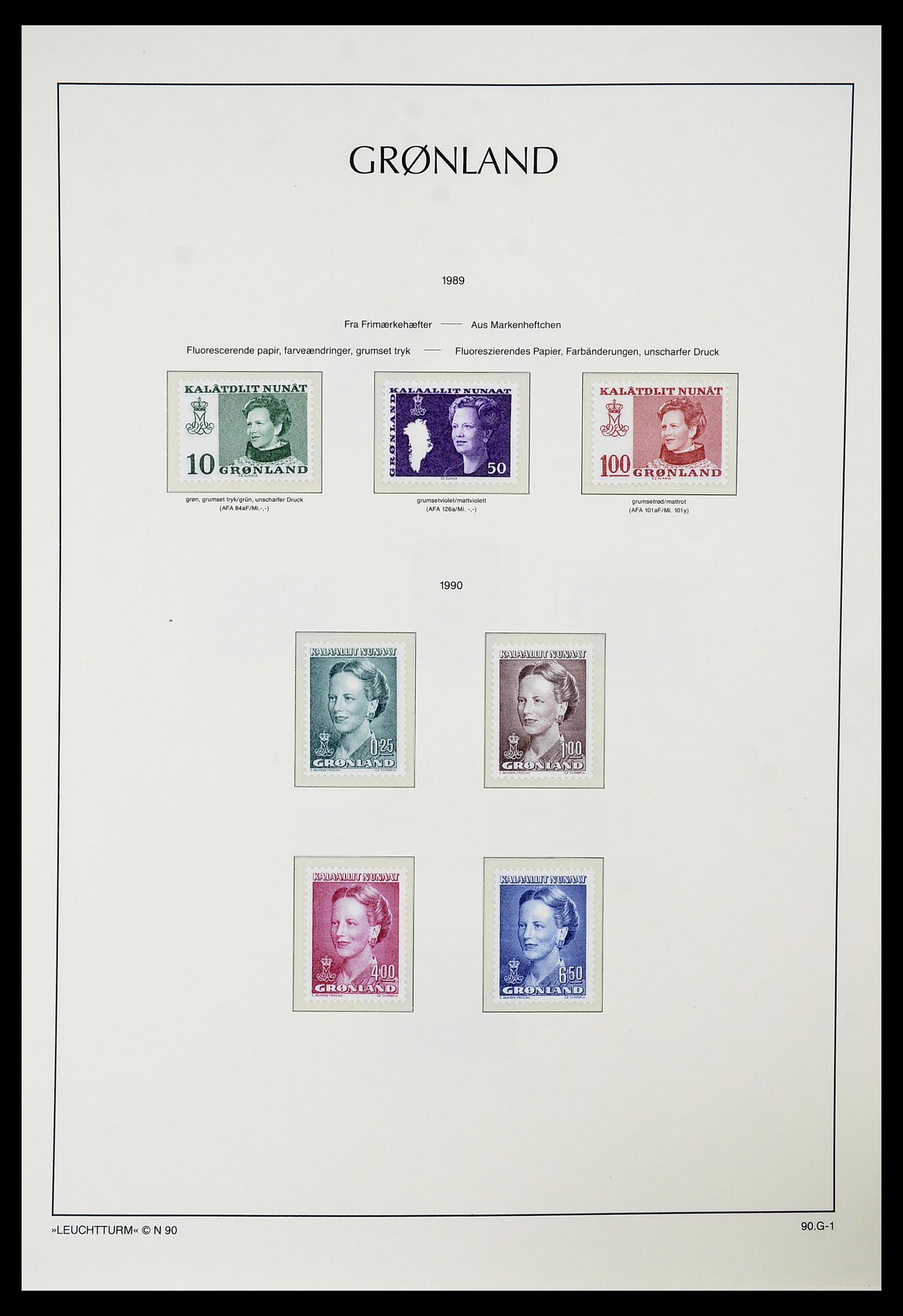 34732 019 - Stamp Collection 34732 Greenland 1915-2011.