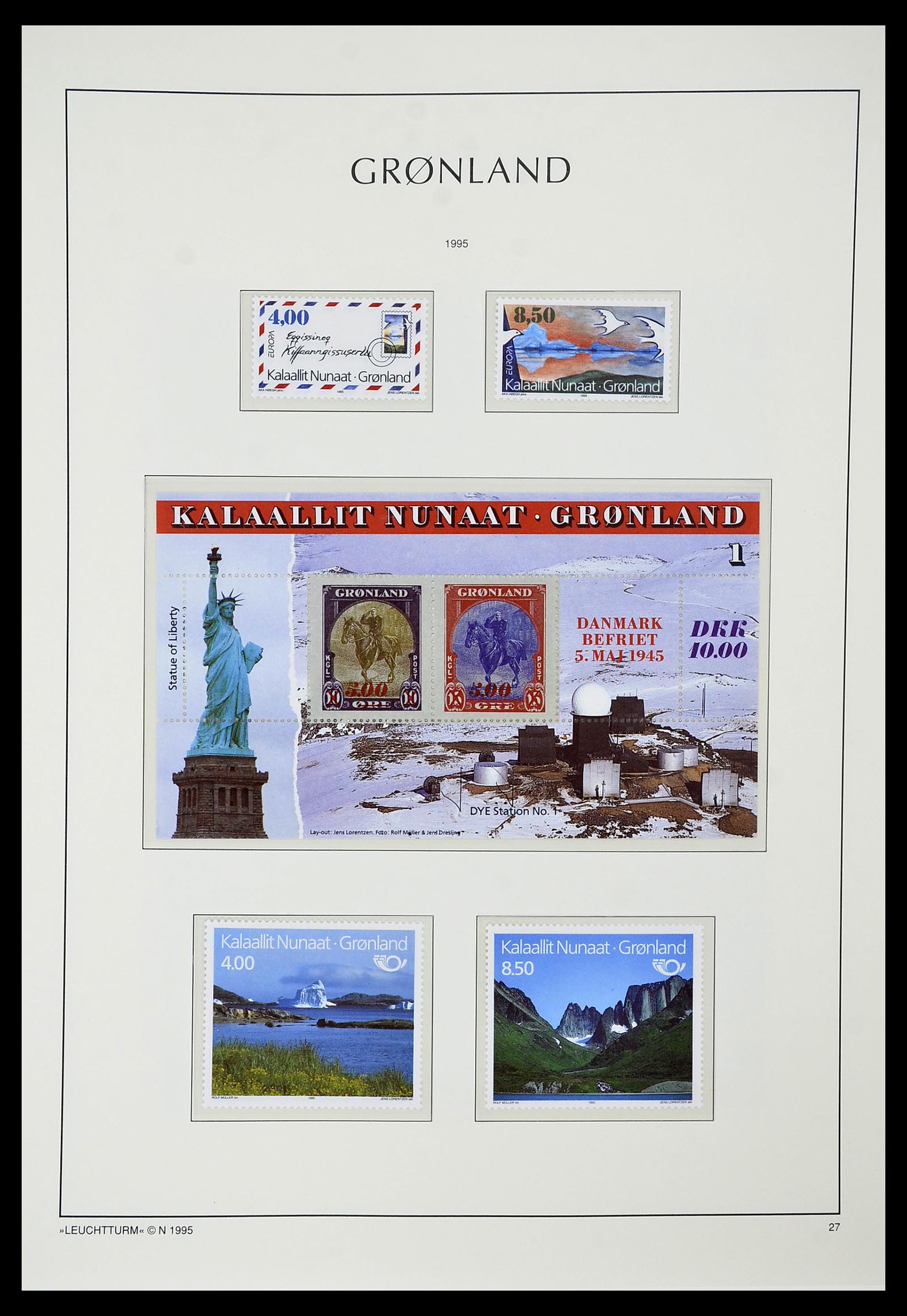 34732 029 - Stamp Collection 34732 Greenland 1915-2011.