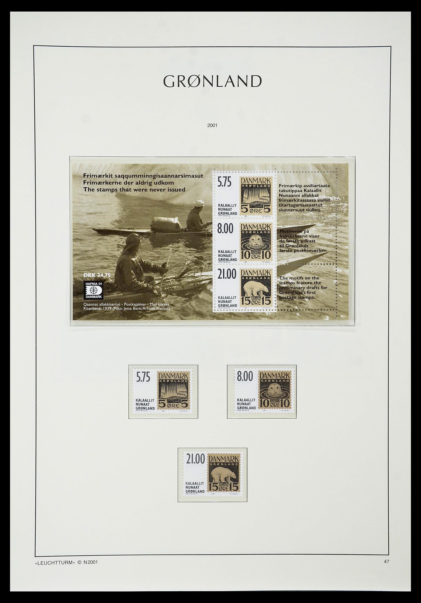 34732 061 - Stamp Collection 34732 Greenland 1915-2011.