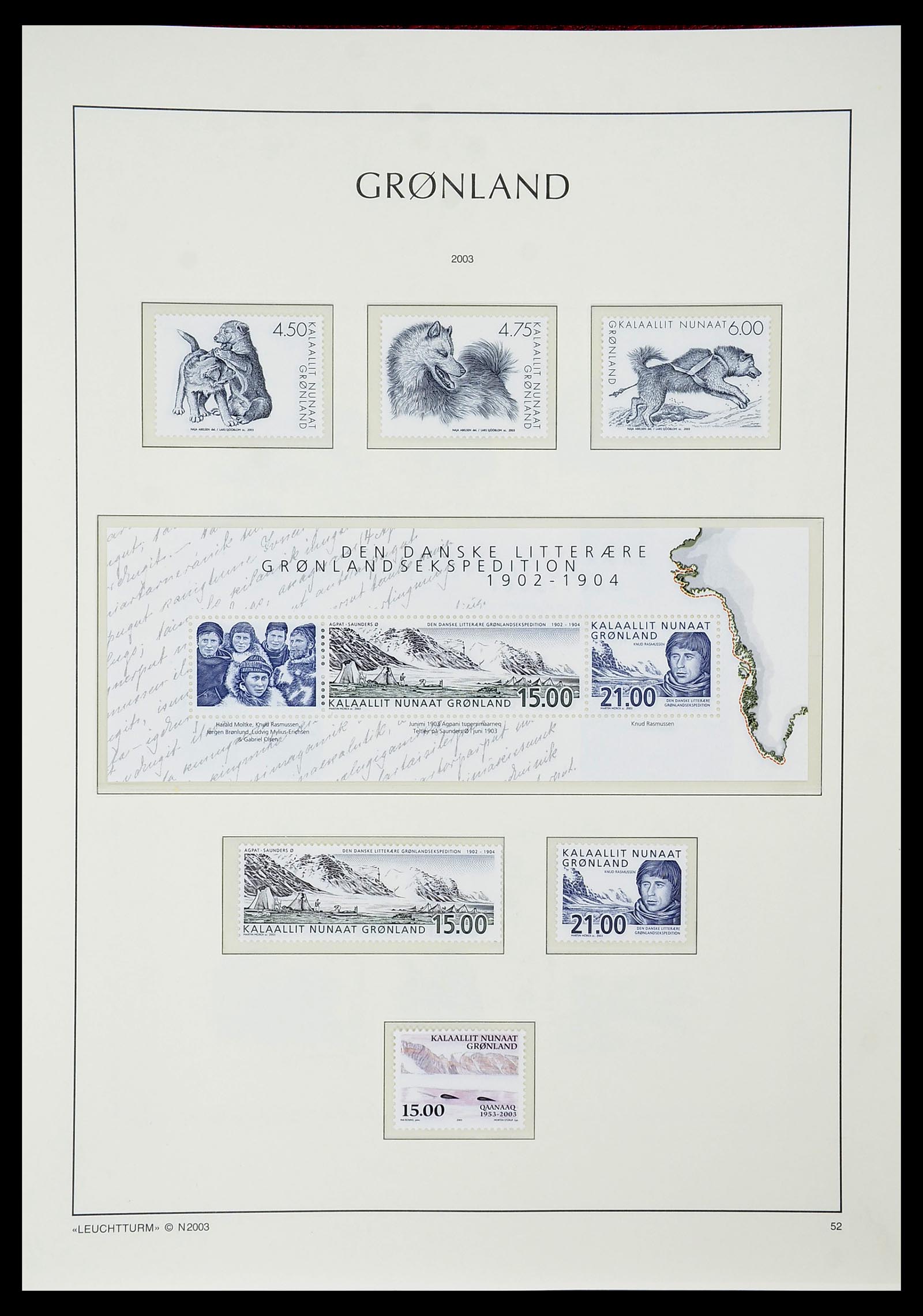 34732 071 - Stamp Collection 34732 Greenland 1915-2011.