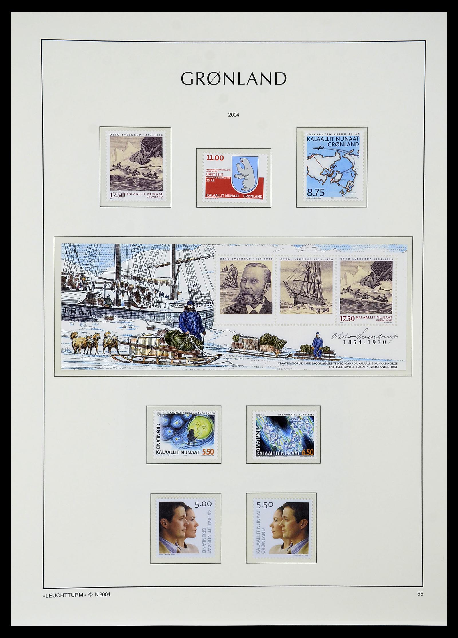 34732 076 - Stamp Collection 34732 Greenland 1915-2011.