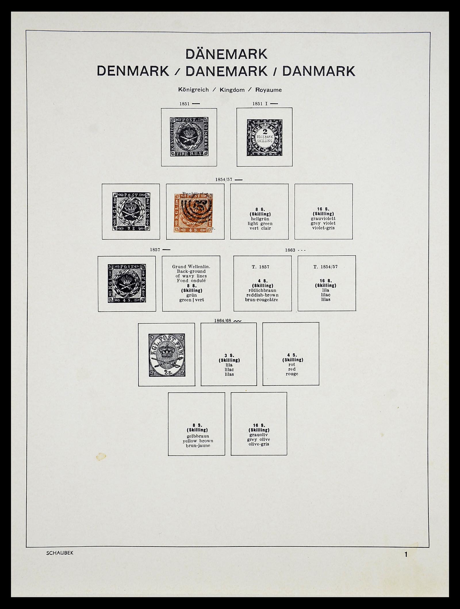 34733 001 - Stamp Collection 34733 Scandinavia 1856-1999.