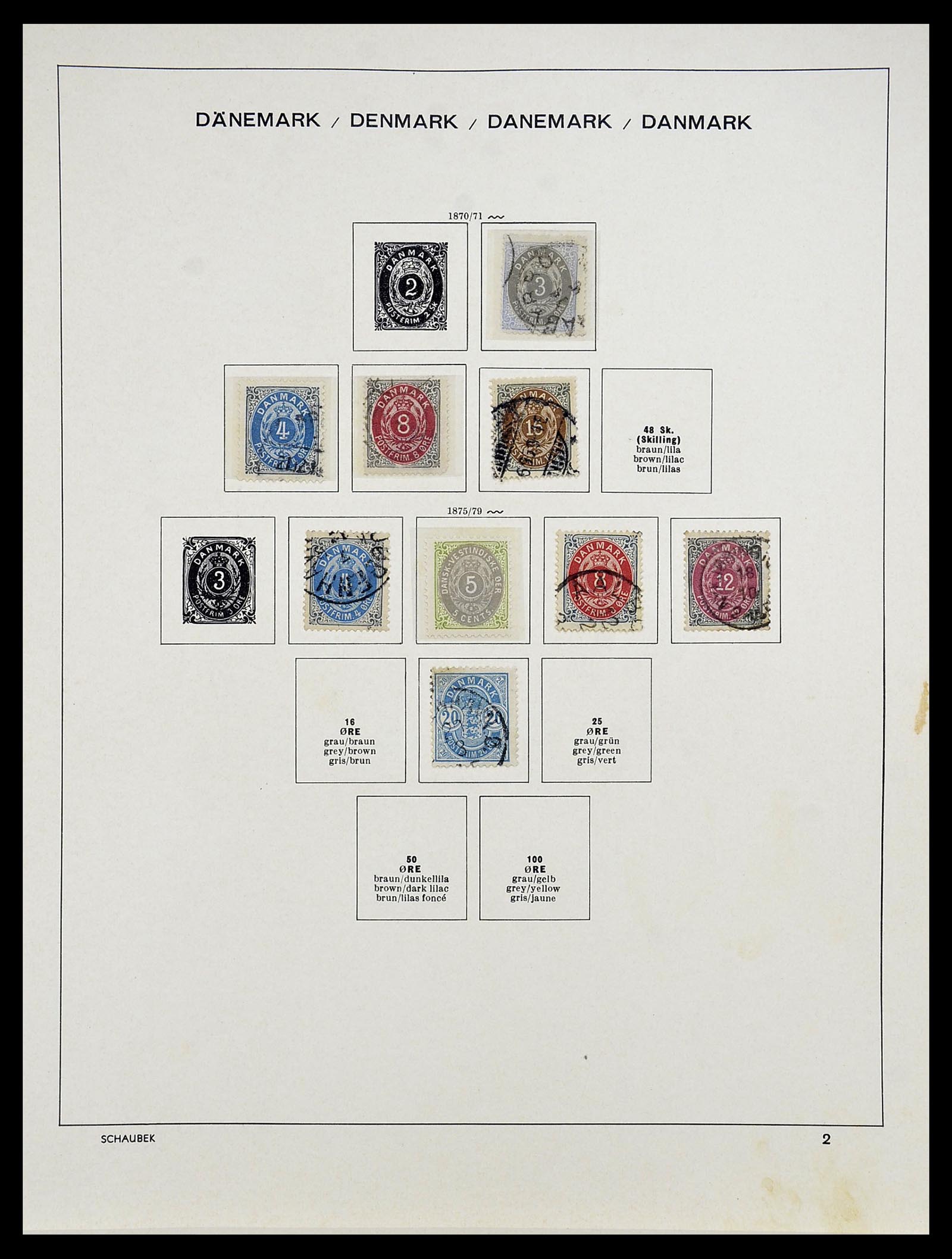 34733 002 - Postzegelverzameling 34733 Scandinavië 1856-1999.