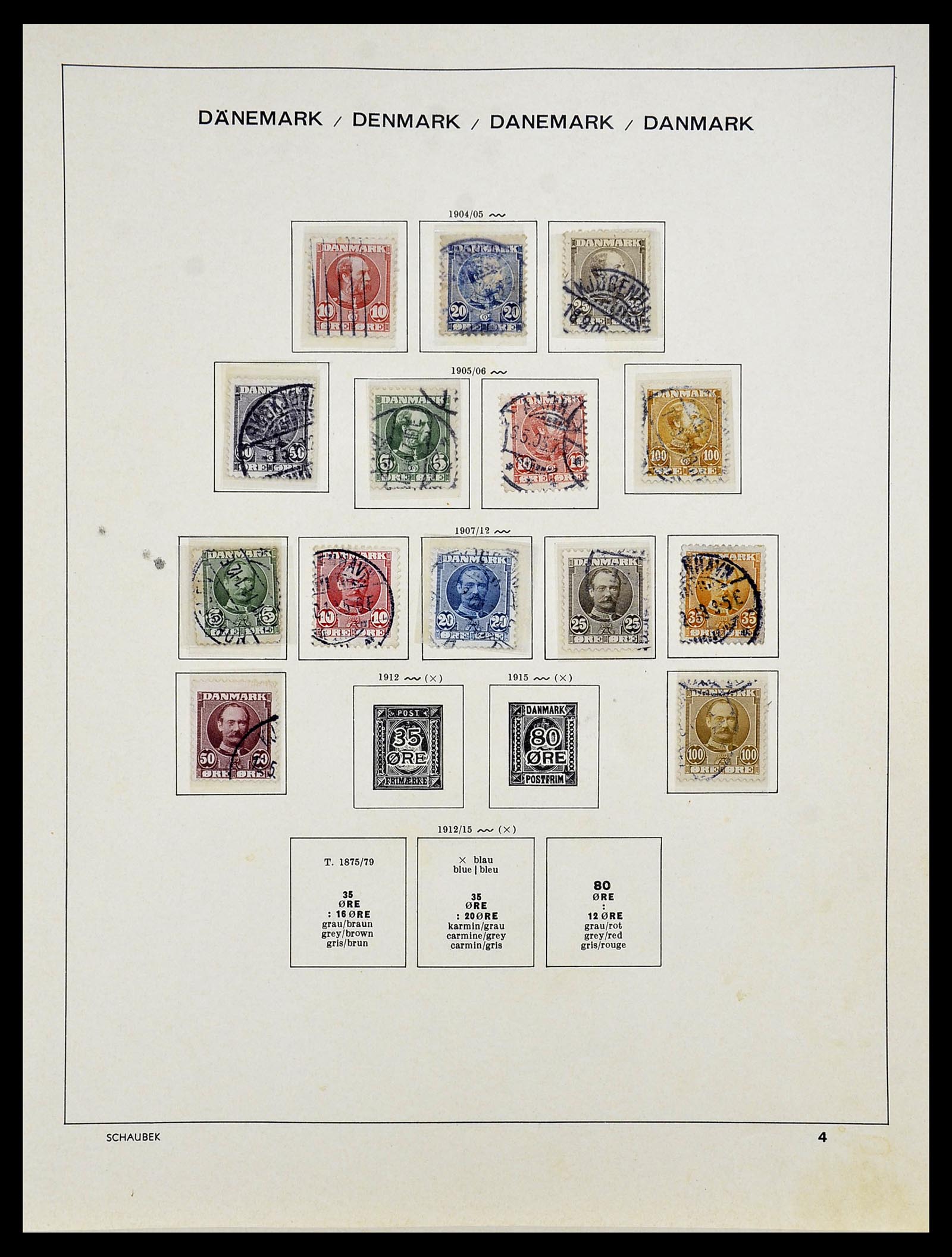 34733 005 - Postzegelverzameling 34733 Scandinavië 1856-1999.