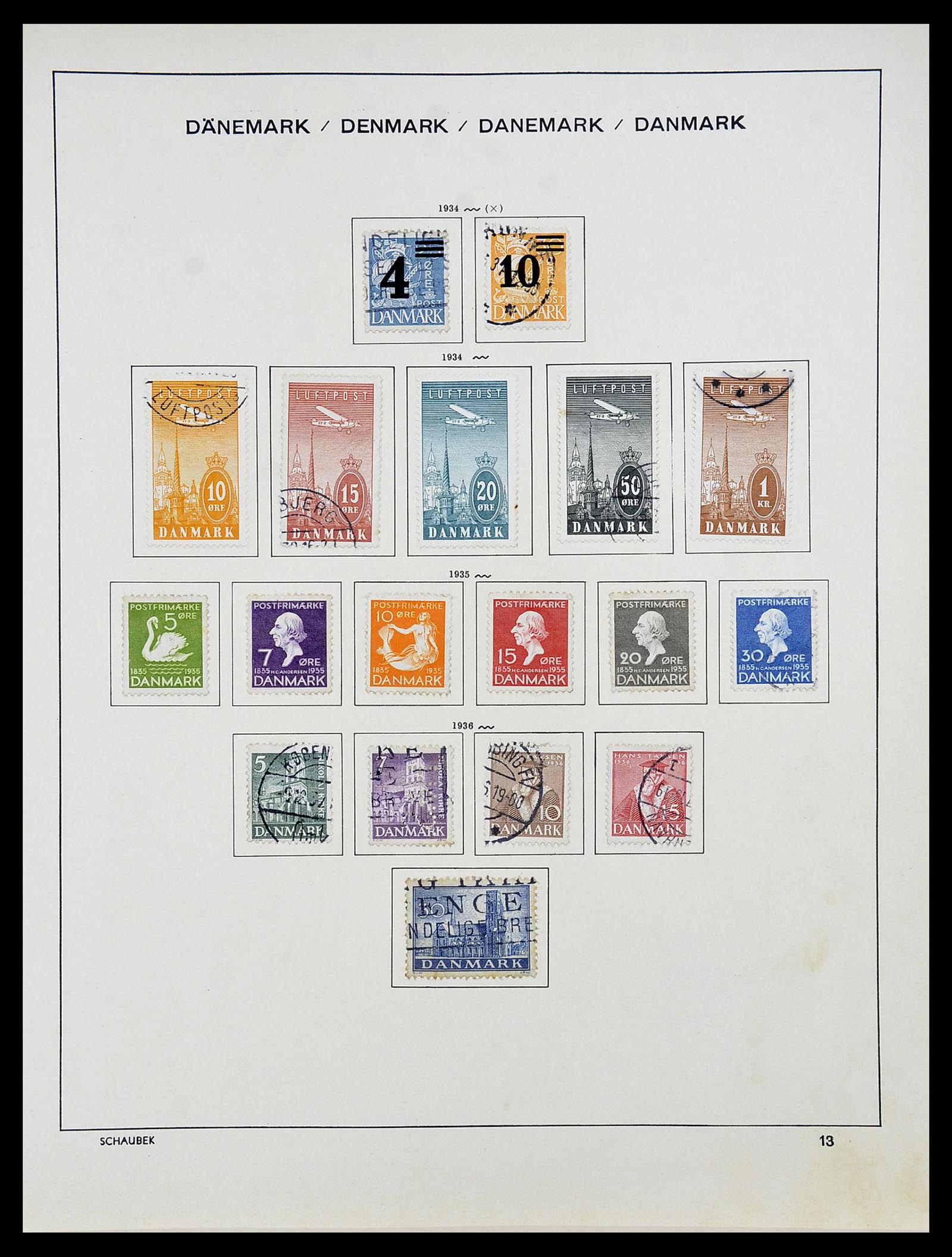 34733 017 - Stamp Collection 34733 Scandinavia 1856-1999.