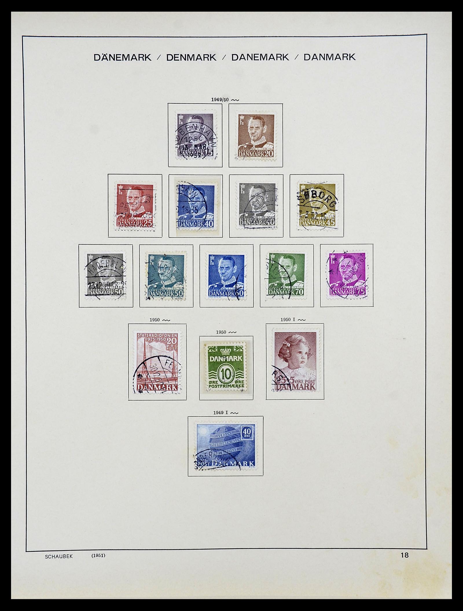 34733 025 - Postzegelverzameling 34733 Scandinavië 1856-1999.