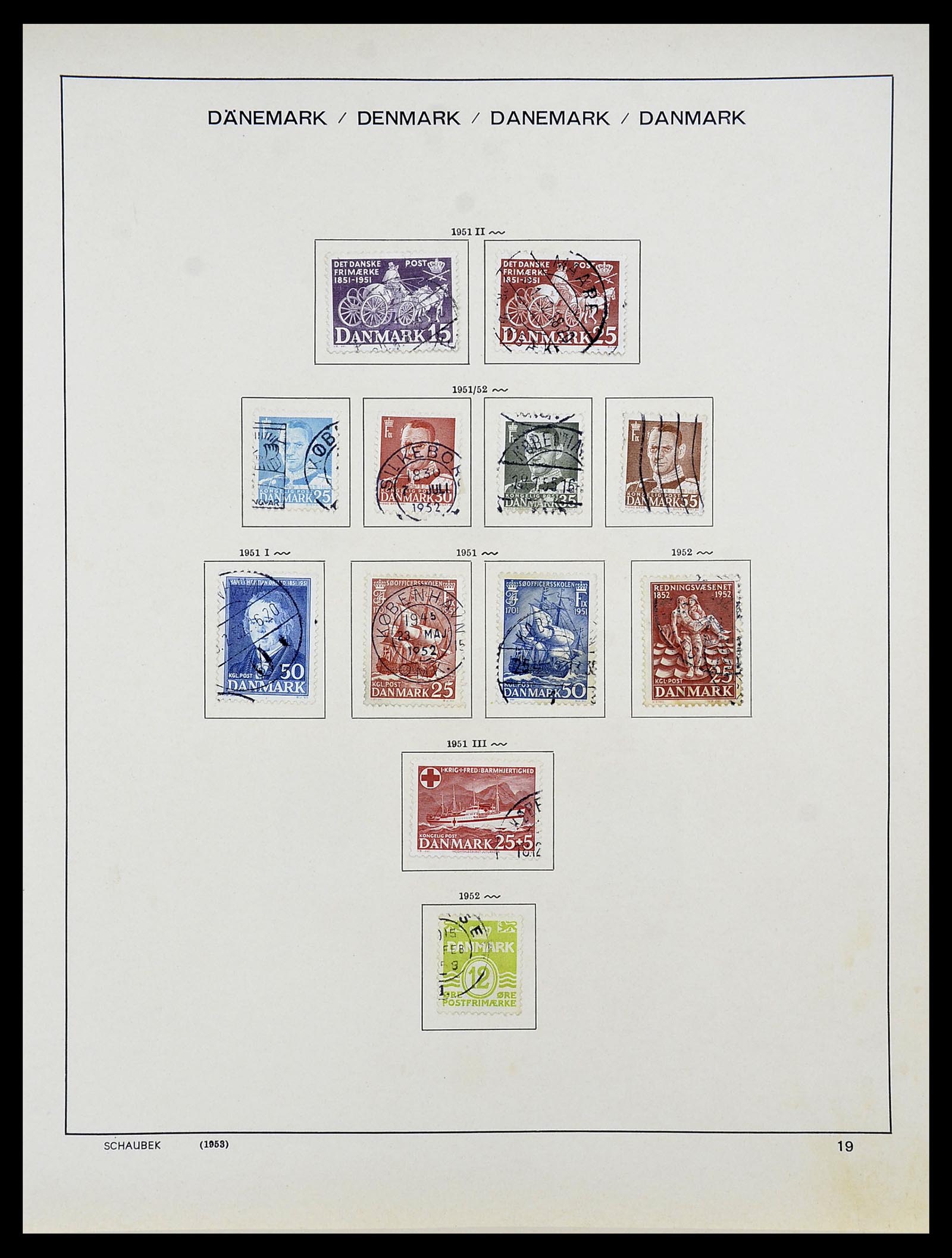 34733 026 - Postzegelverzameling 34733 Scandinavië 1856-1999.