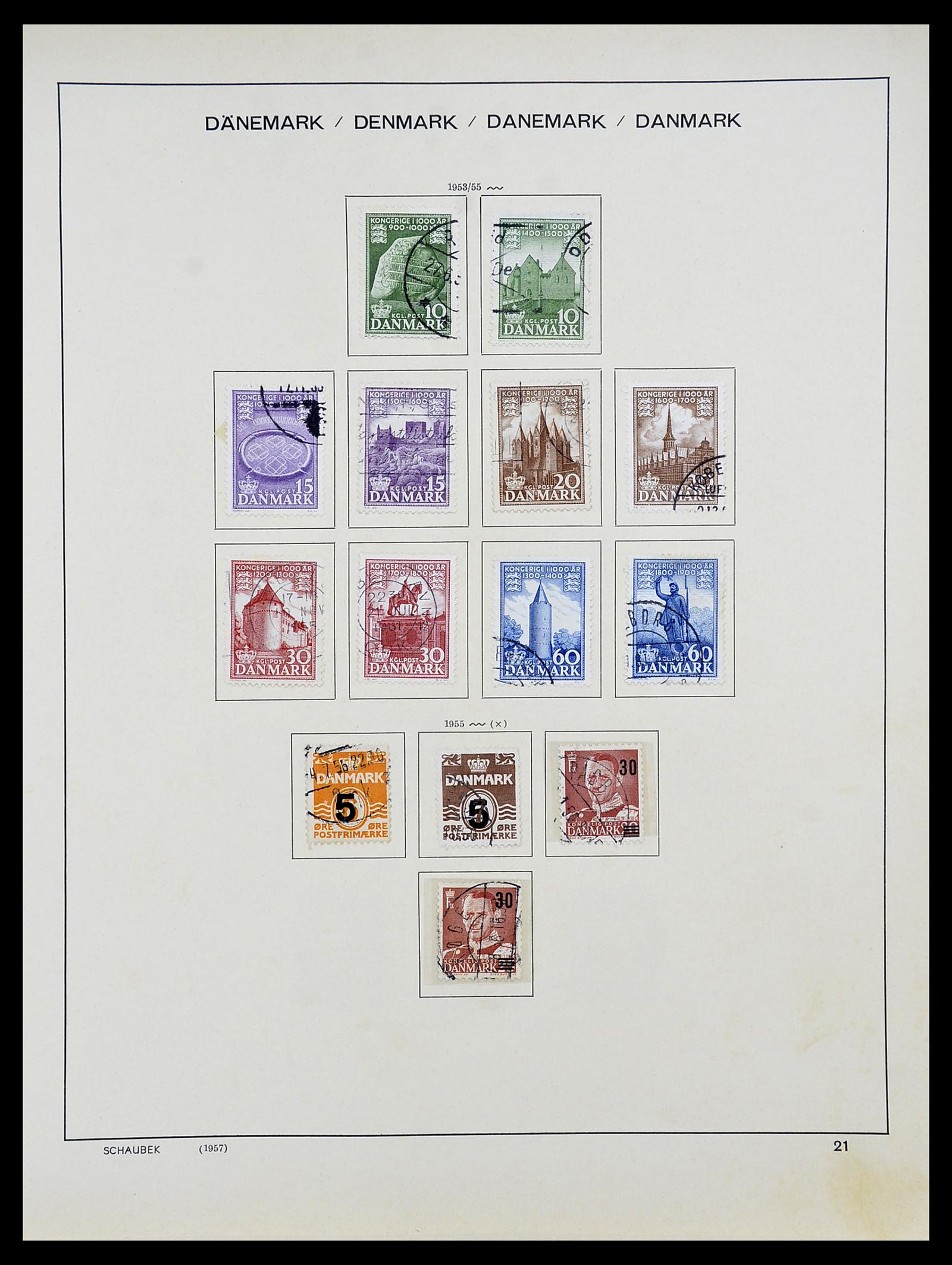 34733 028 - Postzegelverzameling 34733 Scandinavië 1856-1999.