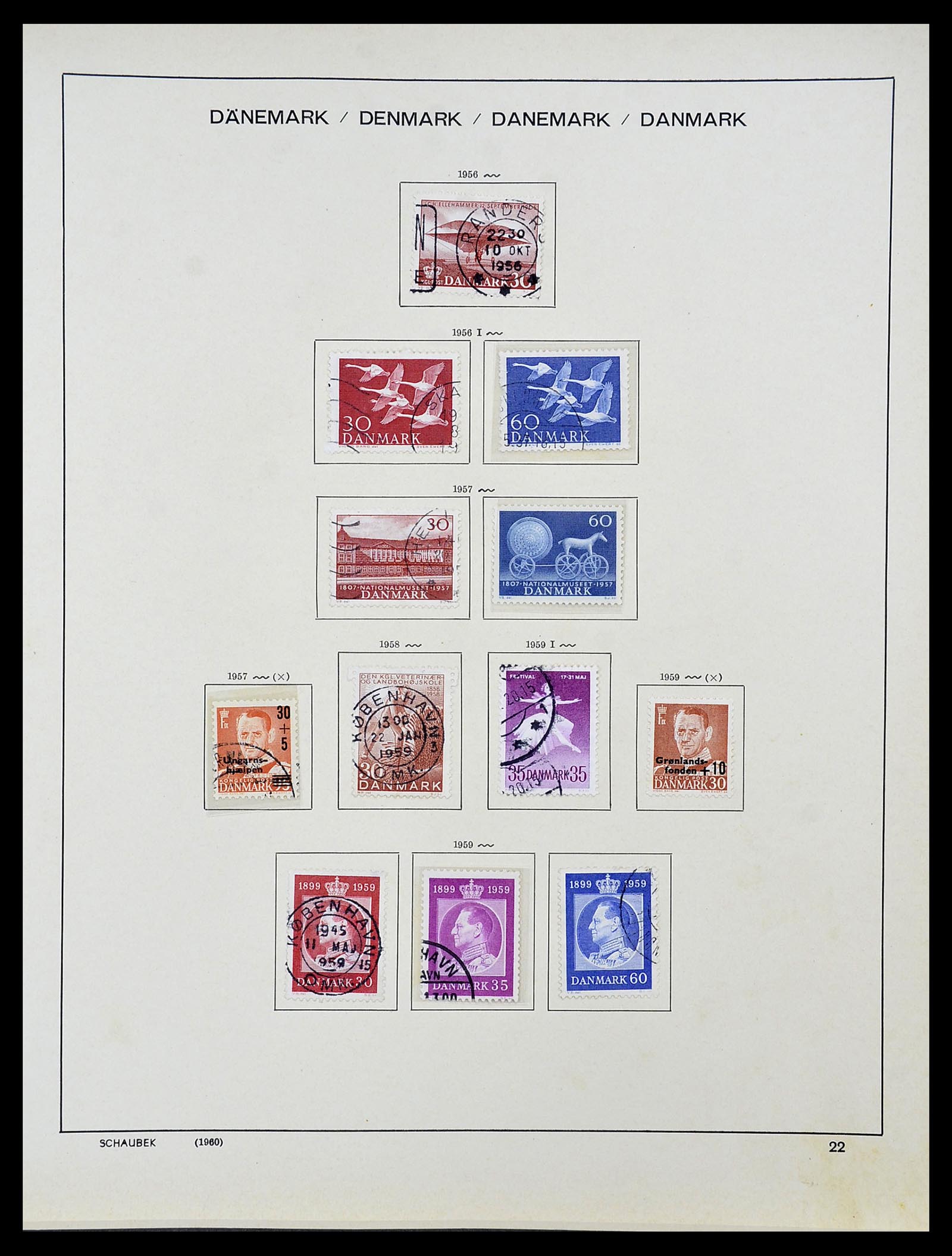 34733 029 - Postzegelverzameling 34733 Scandinavië 1856-1999.
