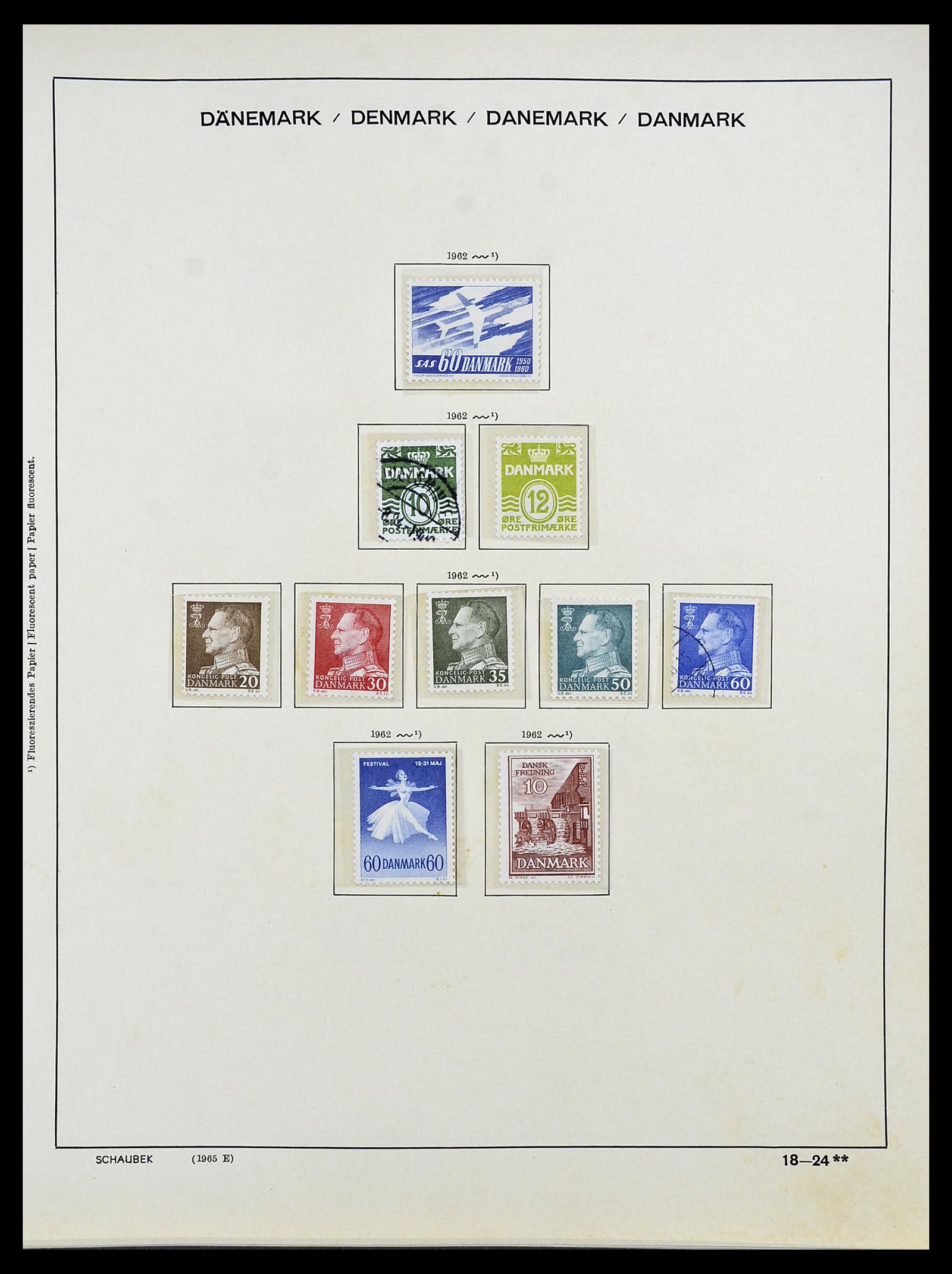 34733 032 - Postzegelverzameling 34733 Scandinavië 1856-1999.