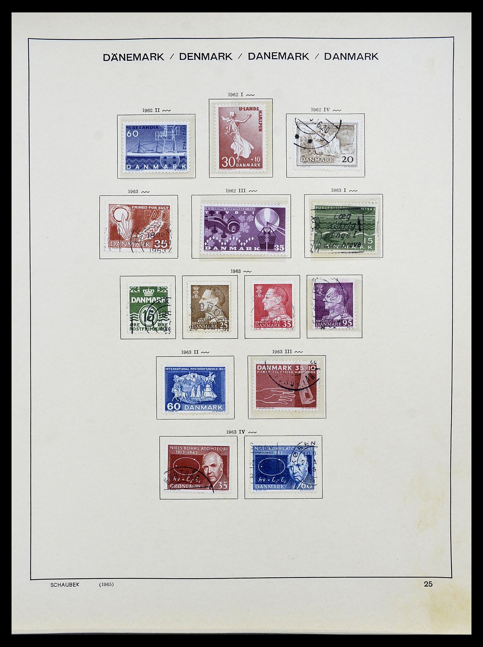34733 033 - Postzegelverzameling 34733 Scandinavië 1856-1999.