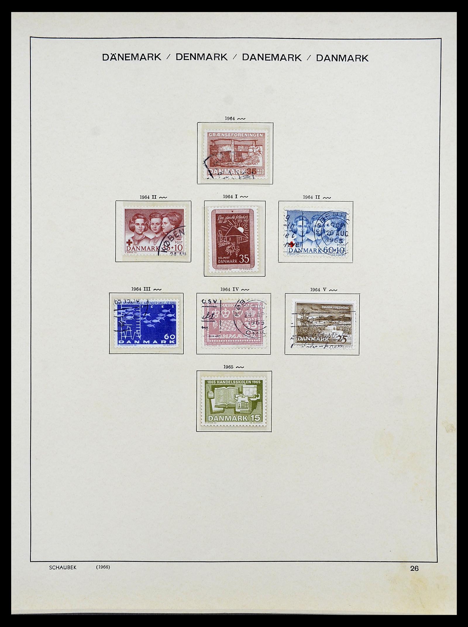 34733 035 - Postzegelverzameling 34733 Scandinavië 1856-1999.