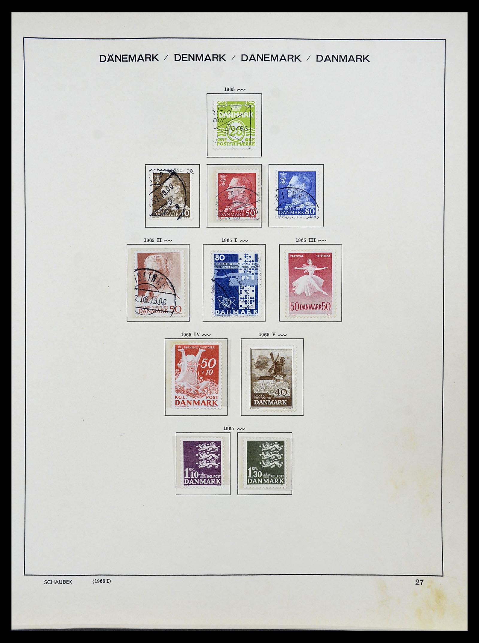 34733 037 - Postzegelverzameling 34733 Scandinavië 1856-1999.