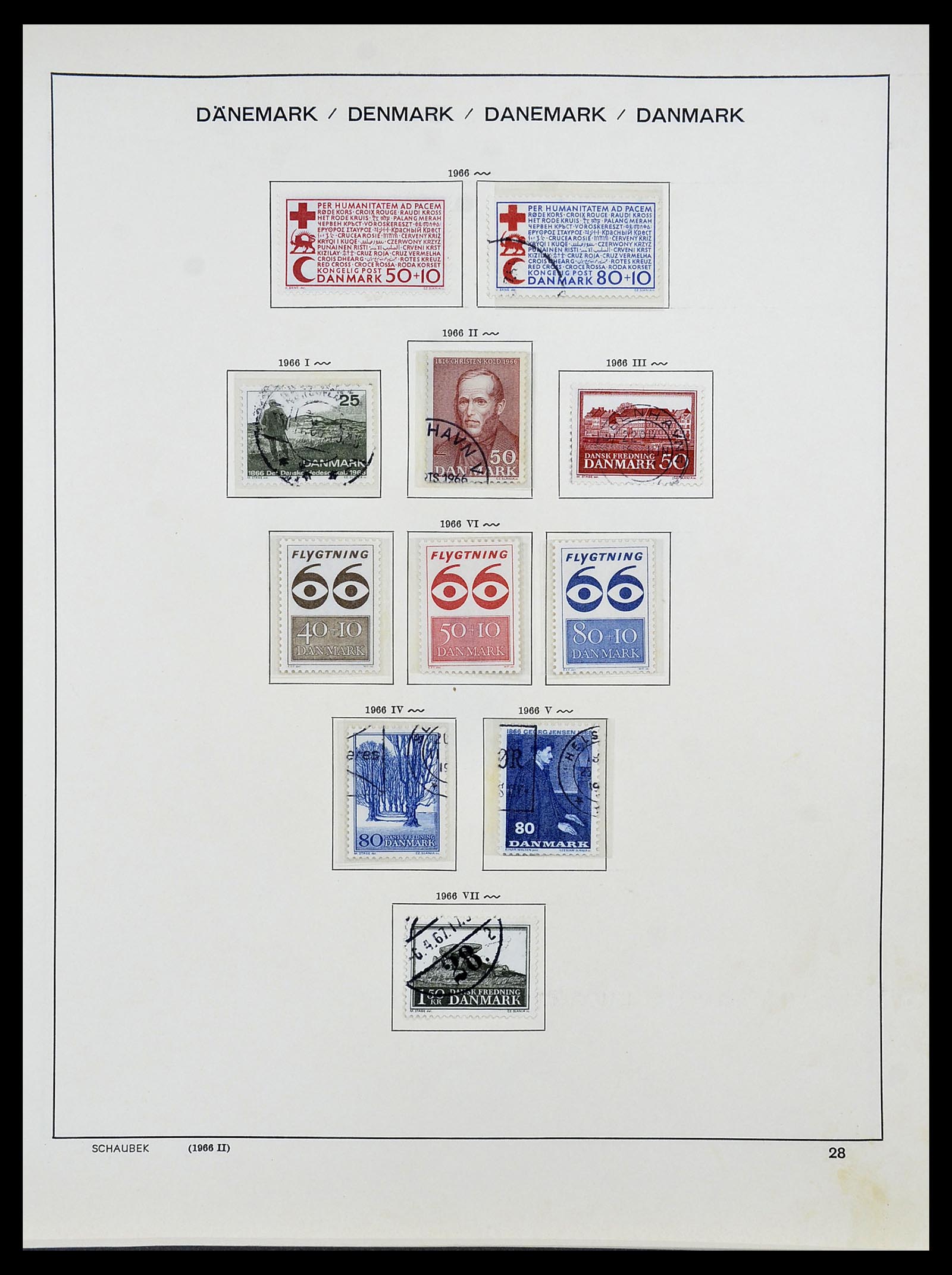 34733 038 - Postzegelverzameling 34733 Scandinavië 1856-1999.