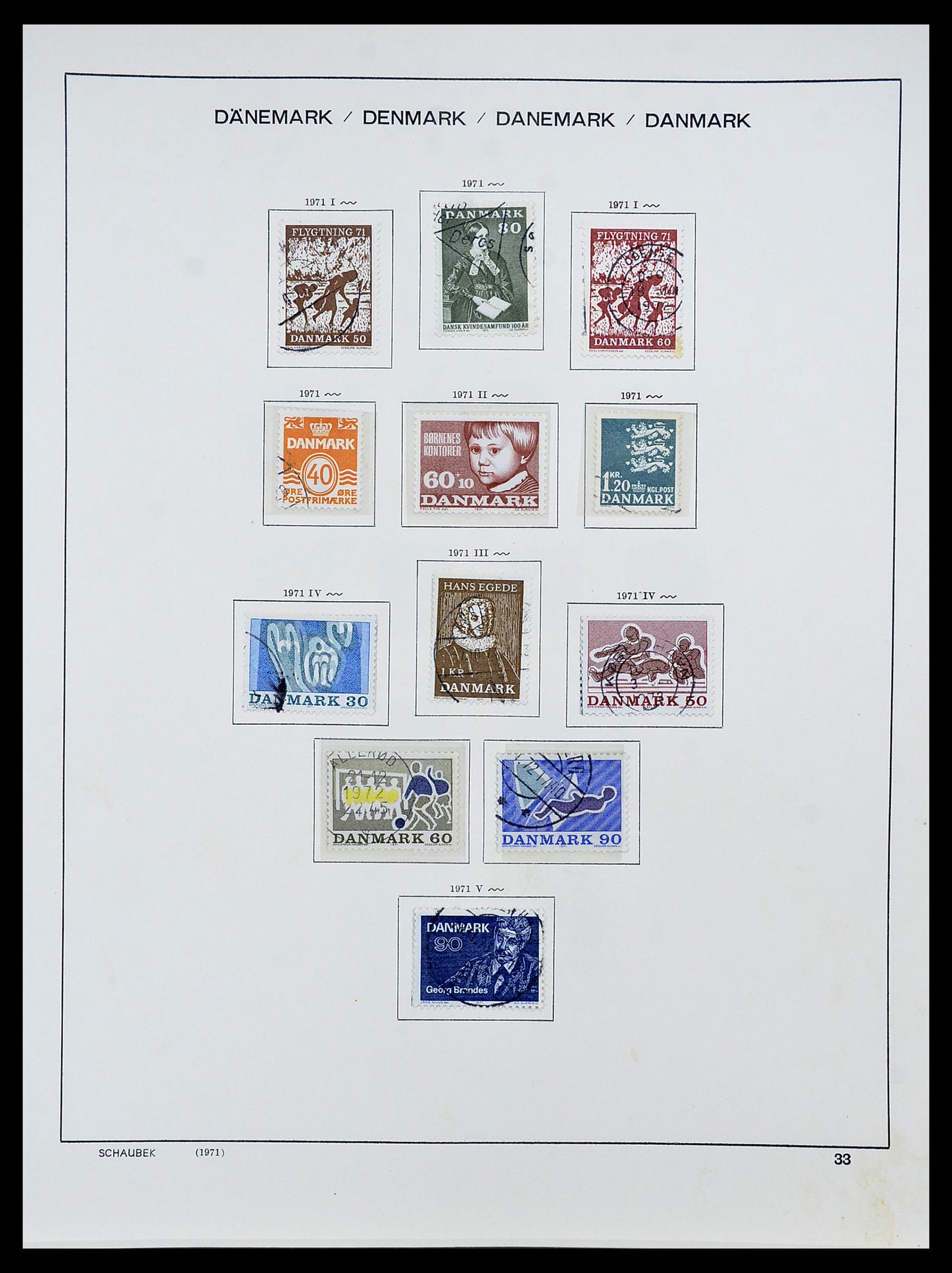 34733 047 - Postzegelverzameling 34733 Scandinavië 1856-1999.