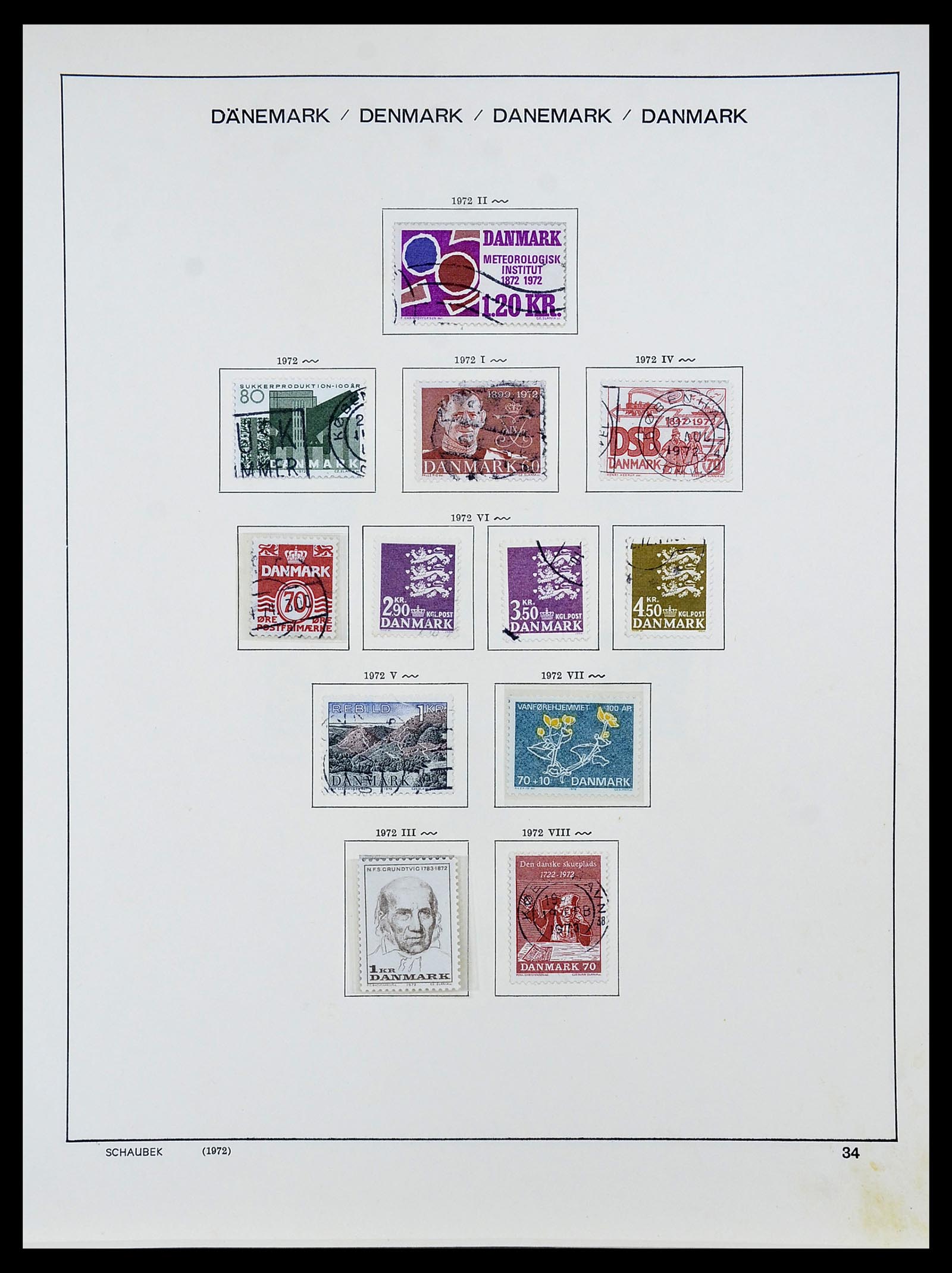 34733 048 - Postzegelverzameling 34733 Scandinavië 1856-1999.