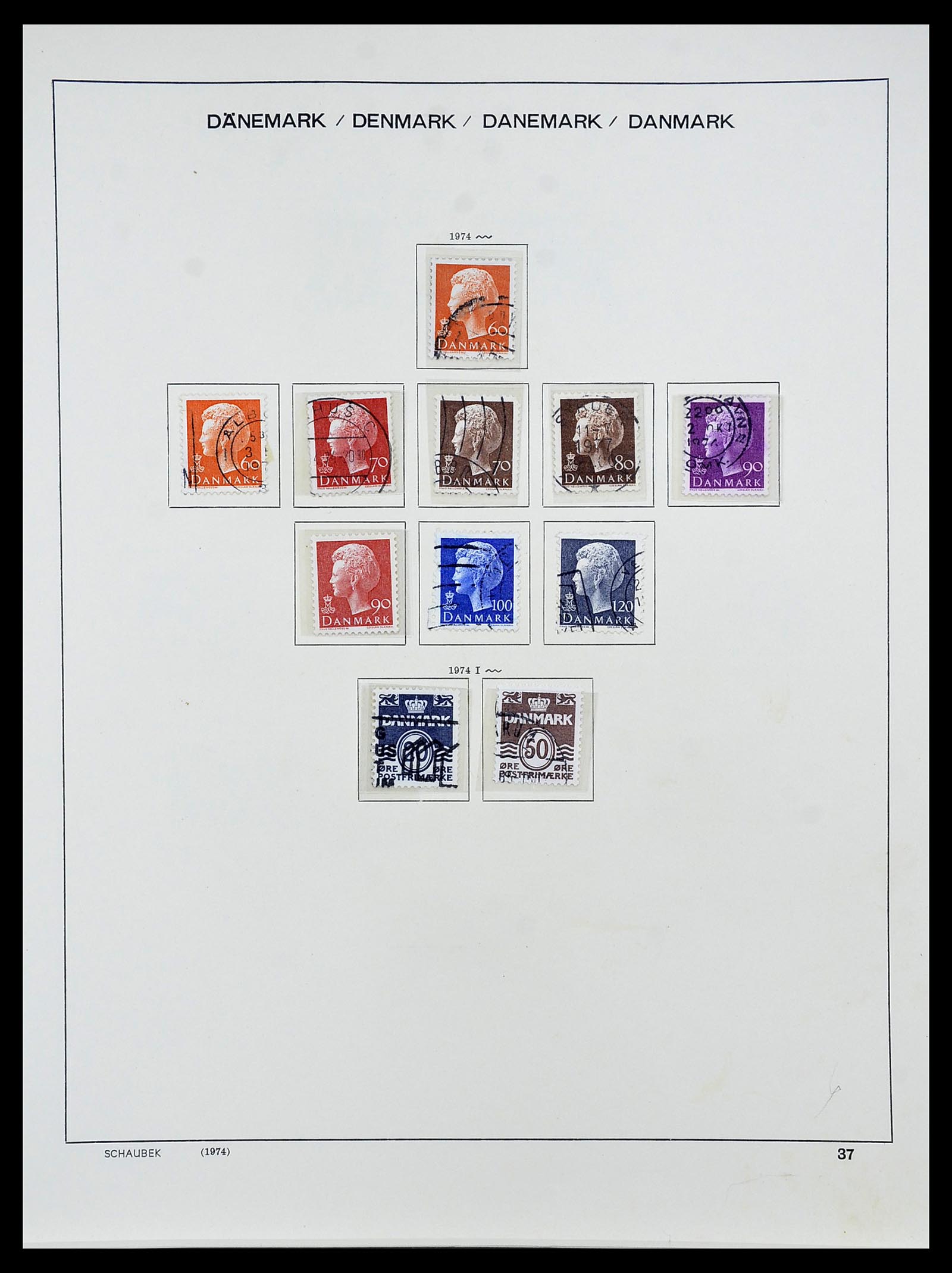 34733 051 - Postzegelverzameling 34733 Scandinavië 1856-1999.