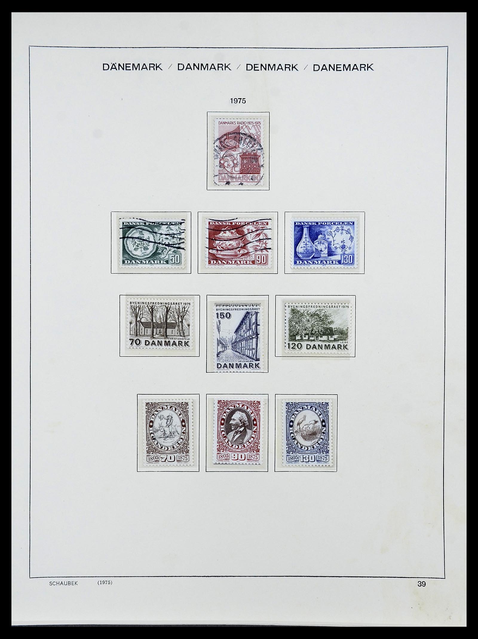 34733 053 - Postzegelverzameling 34733 Scandinavië 1856-1999.