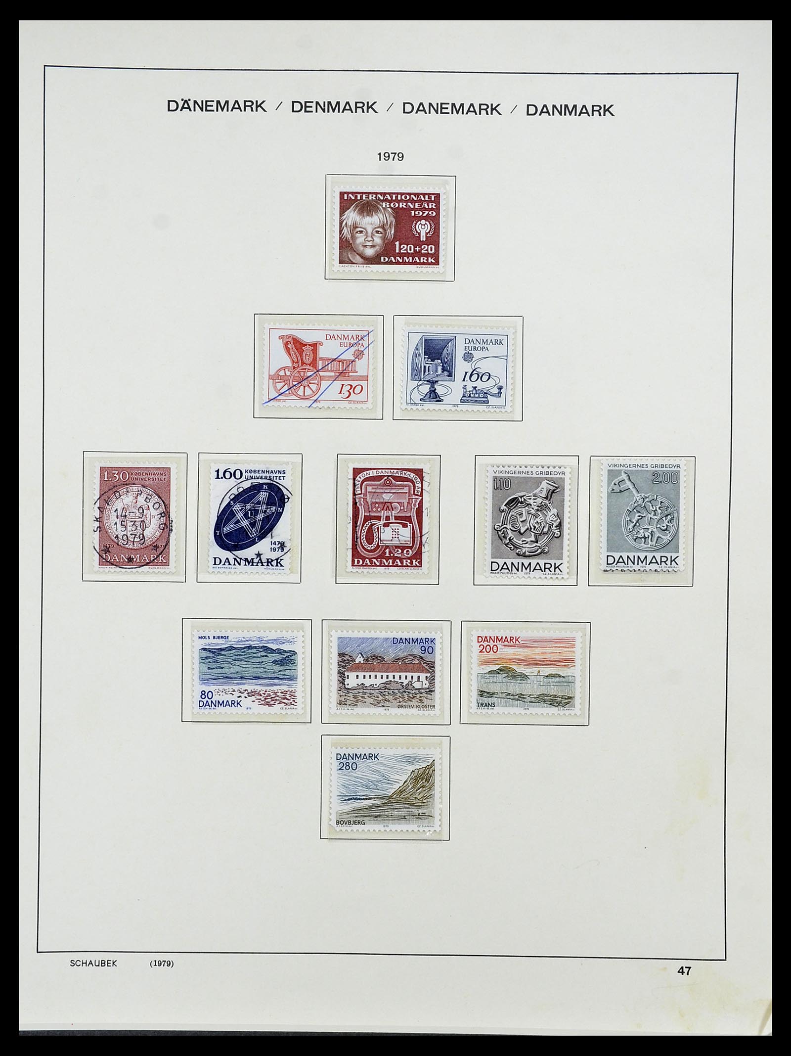 34733 064 - Stamp Collection 34733 Scandinavia 1856-1999.