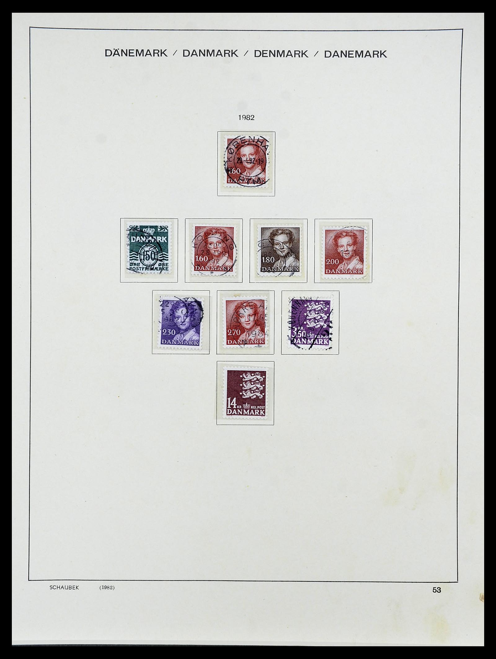 34733 070 - Postzegelverzameling 34733 Scandinavië 1856-1999.