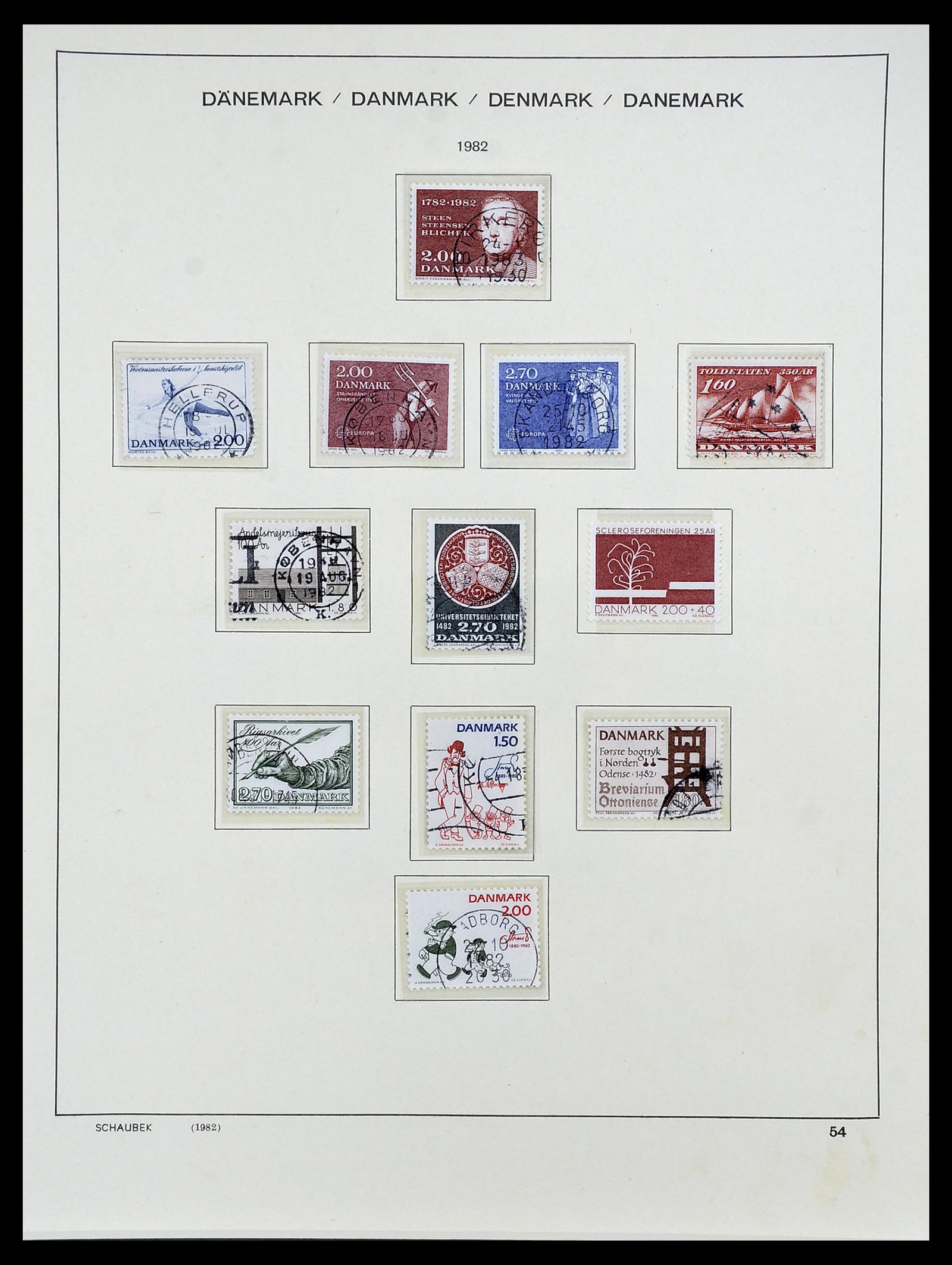 34733 071 - Postzegelverzameling 34733 Scandinavië 1856-1999.