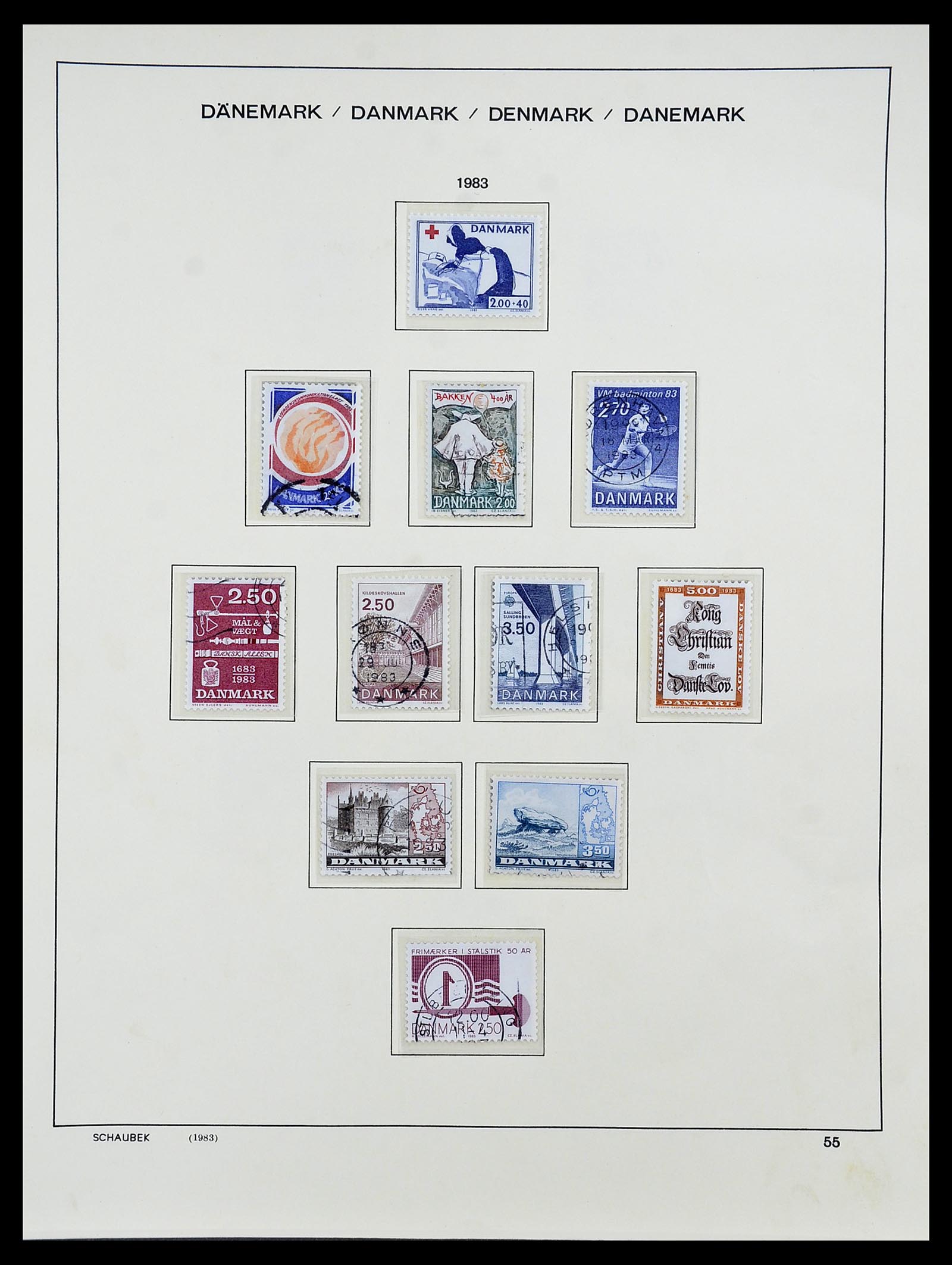 34733 072 - Postzegelverzameling 34733 Scandinavië 1856-1999.