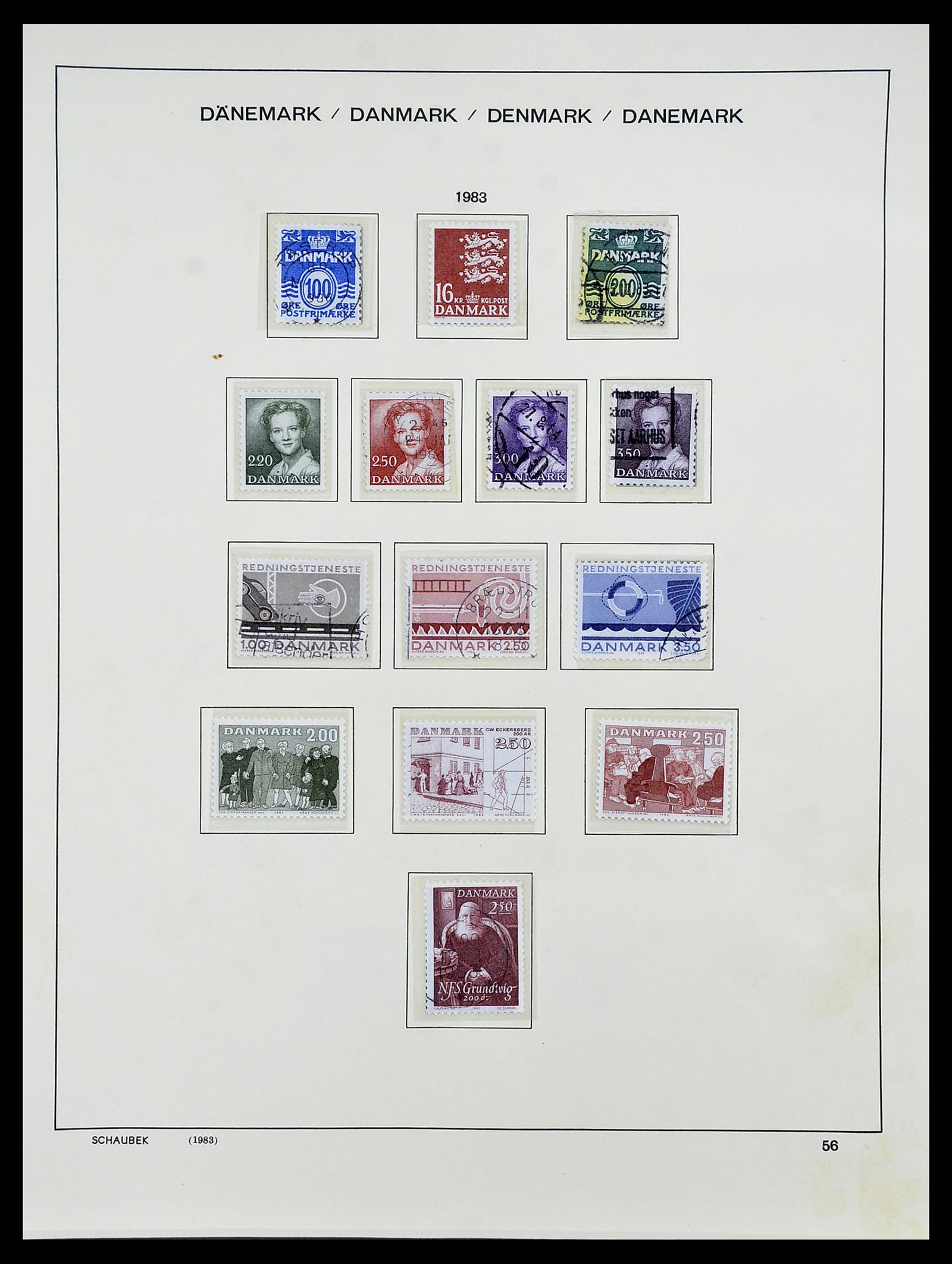 34733 073 - Postzegelverzameling 34733 Scandinavië 1856-1999.