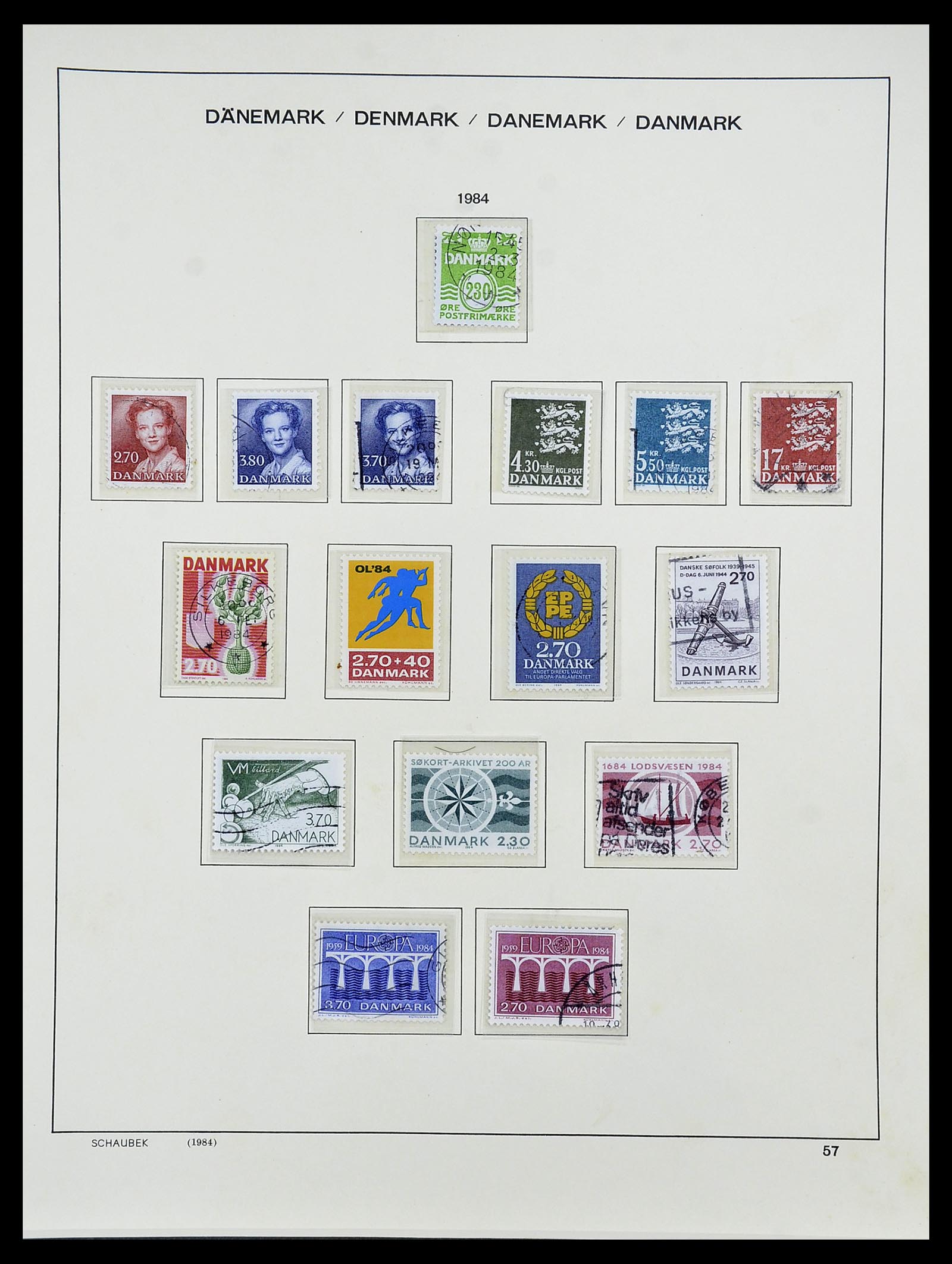 34733 074 - Postzegelverzameling 34733 Scandinavië 1856-1999.