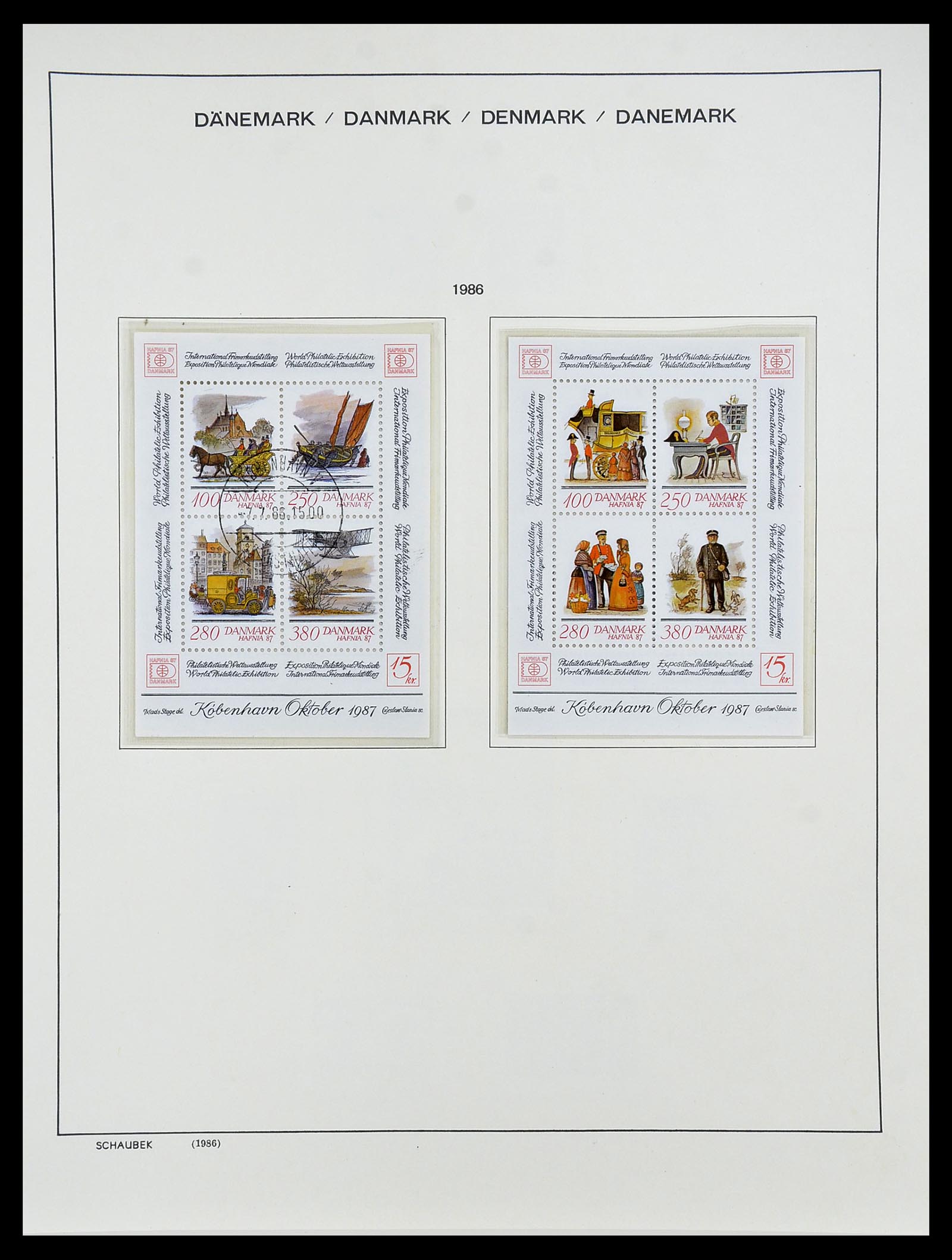 34733 079 - Postzegelverzameling 34733 Scandinavië 1856-1999.