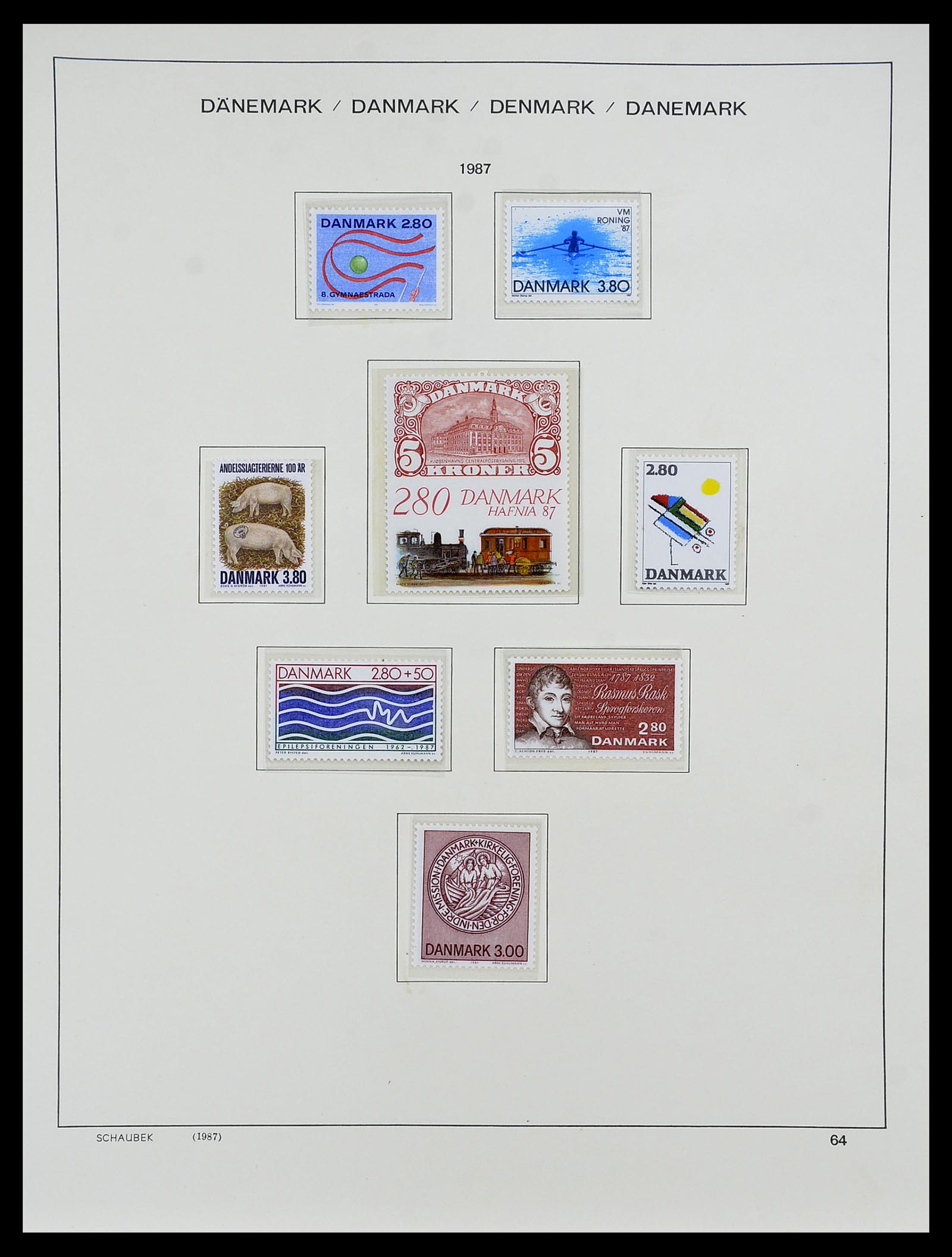 34733 083 - Postzegelverzameling 34733 Scandinavië 1856-1999.