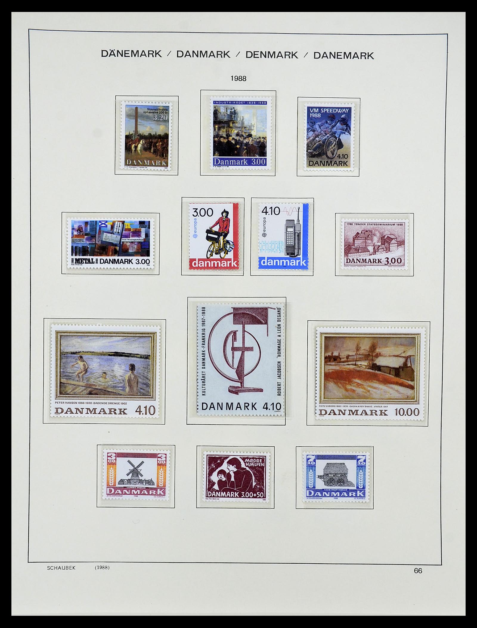 34733 086 - Postzegelverzameling 34733 Scandinavië 1856-1999.