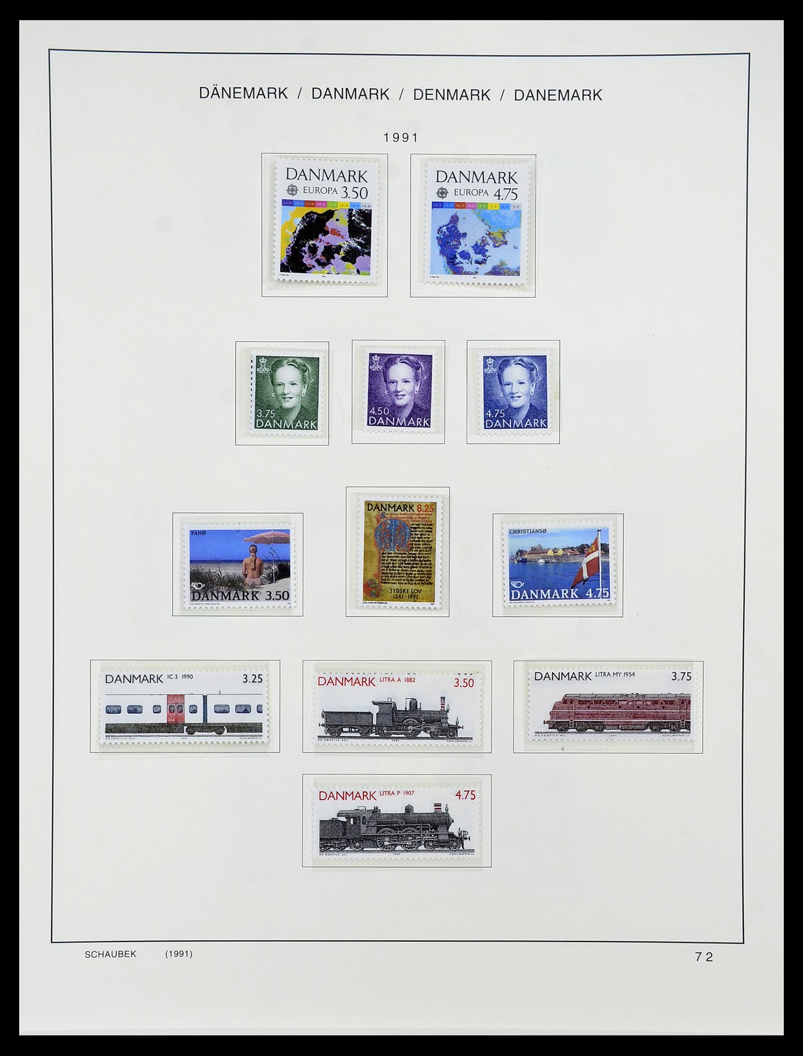 34733 092 - Postzegelverzameling 34733 Scandinavië 1856-1999.