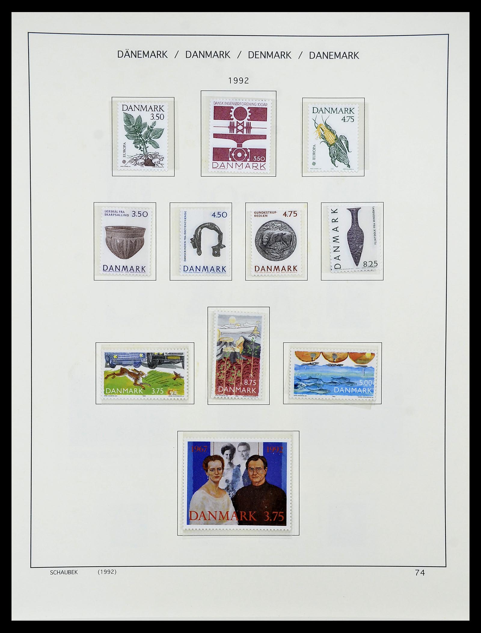 34733 094 - Postzegelverzameling 34733 Scandinavië 1856-1999.