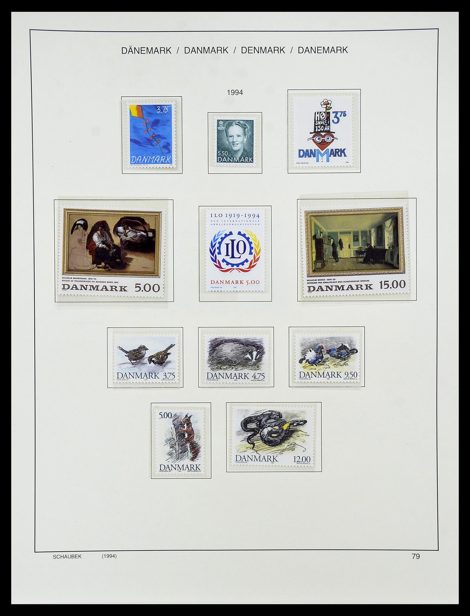 34733 100 - Postzegelverzameling 34733 Scandinavië 1856-1999.