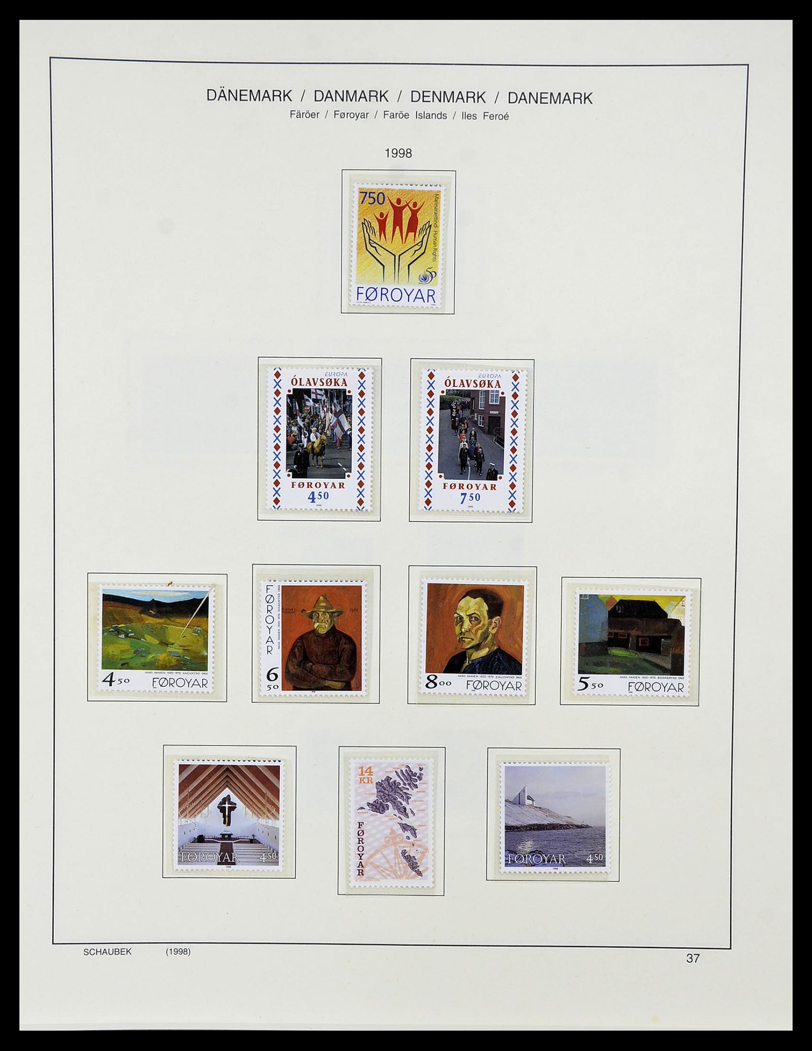 34733 516 - Stamp Collection 34733 Scandinavia 1856-1999.