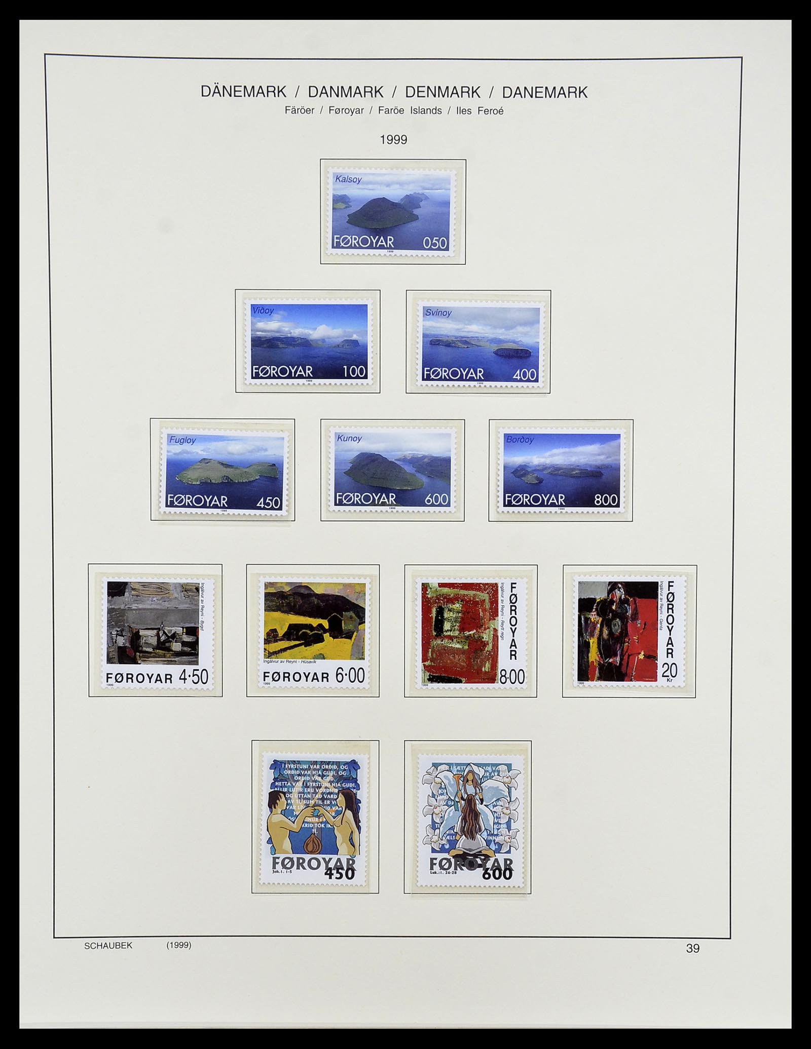 34733 518 - Postzegelverzameling 34733 Scandinavië 1856-1999.