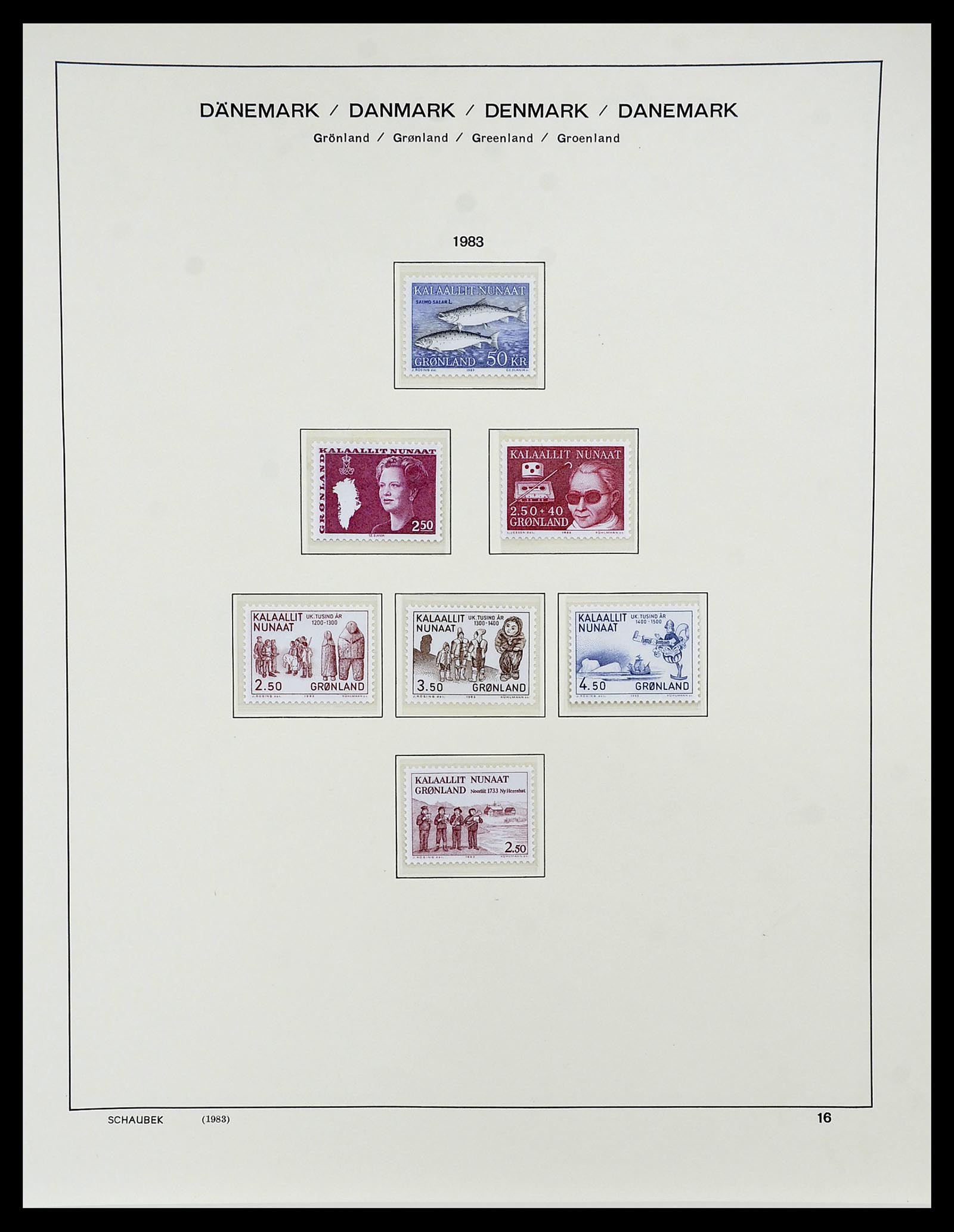 34733 542 - Stamp Collection 34733 Scandinavia 1856-1999.
