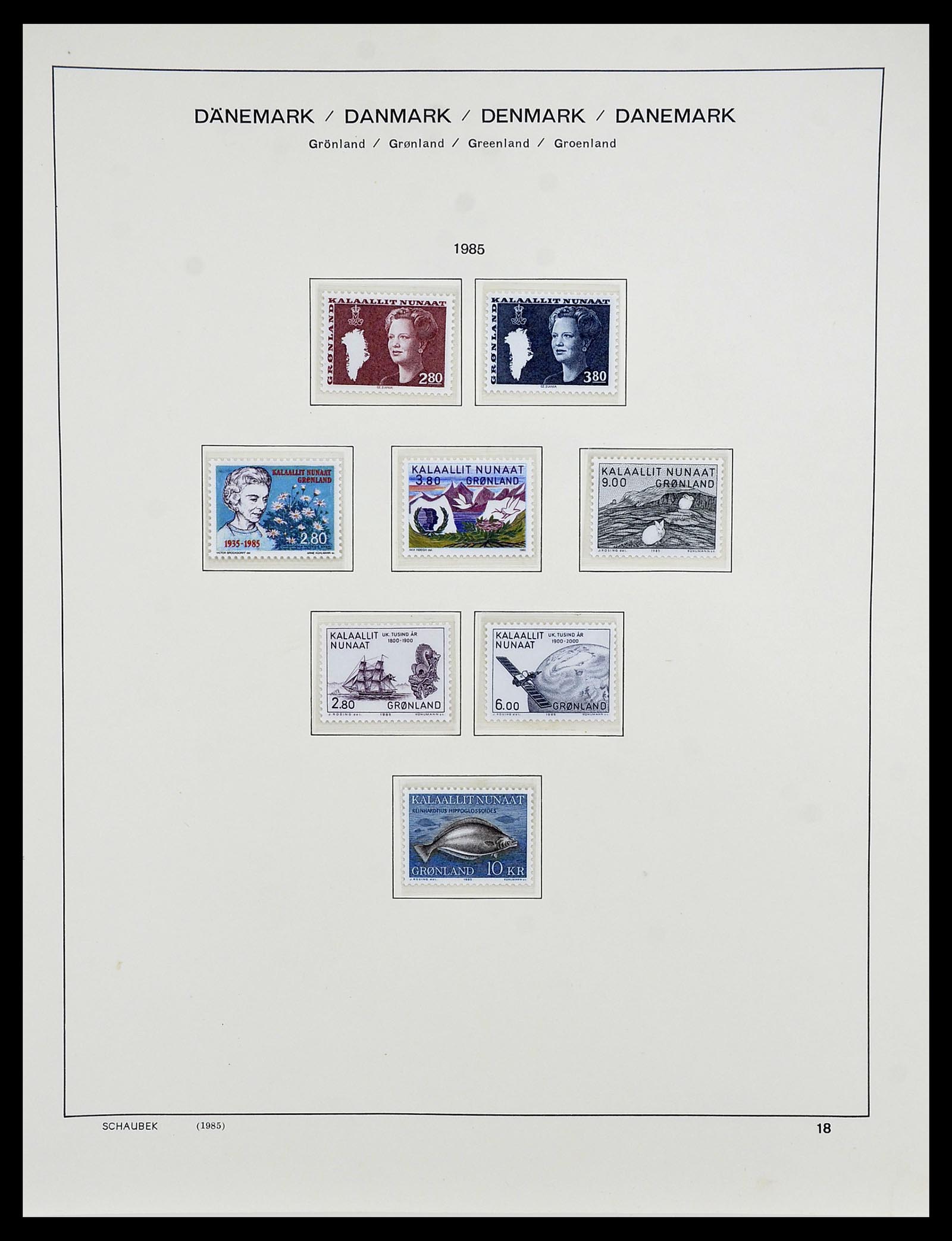 34733 544 - Postzegelverzameling 34733 Scandinavië 1856-1999.