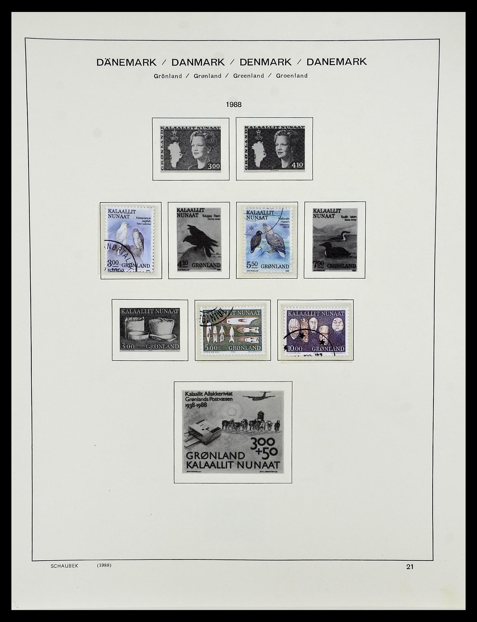 34733 548 - Postzegelverzameling 34733 Scandinavië 1856-1999.