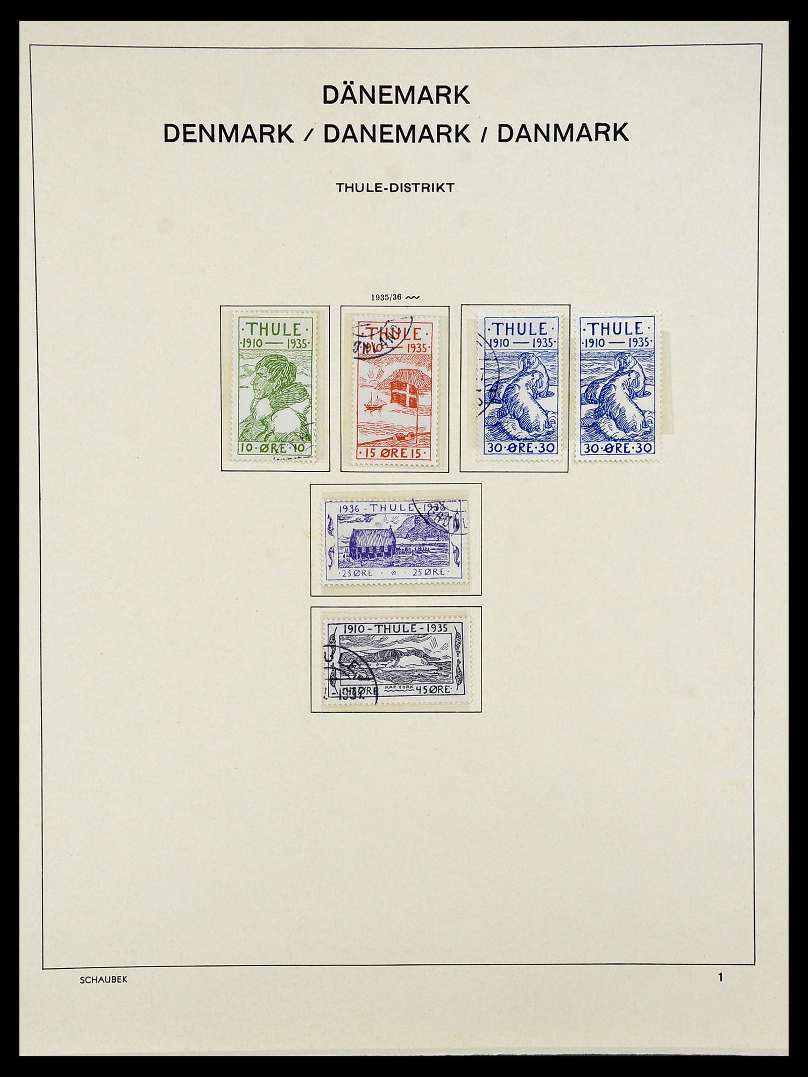 34733 551 - Postzegelverzameling 34733 Scandinavië 1856-1999.