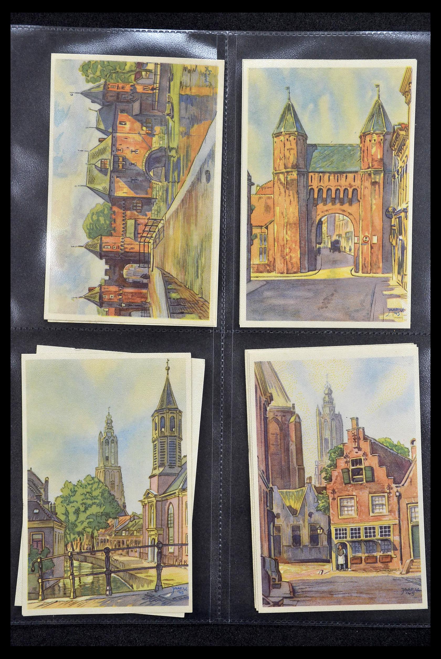 34734 008 - Postzegelverzameling 34734 Amersfoort ansichtkaarten.