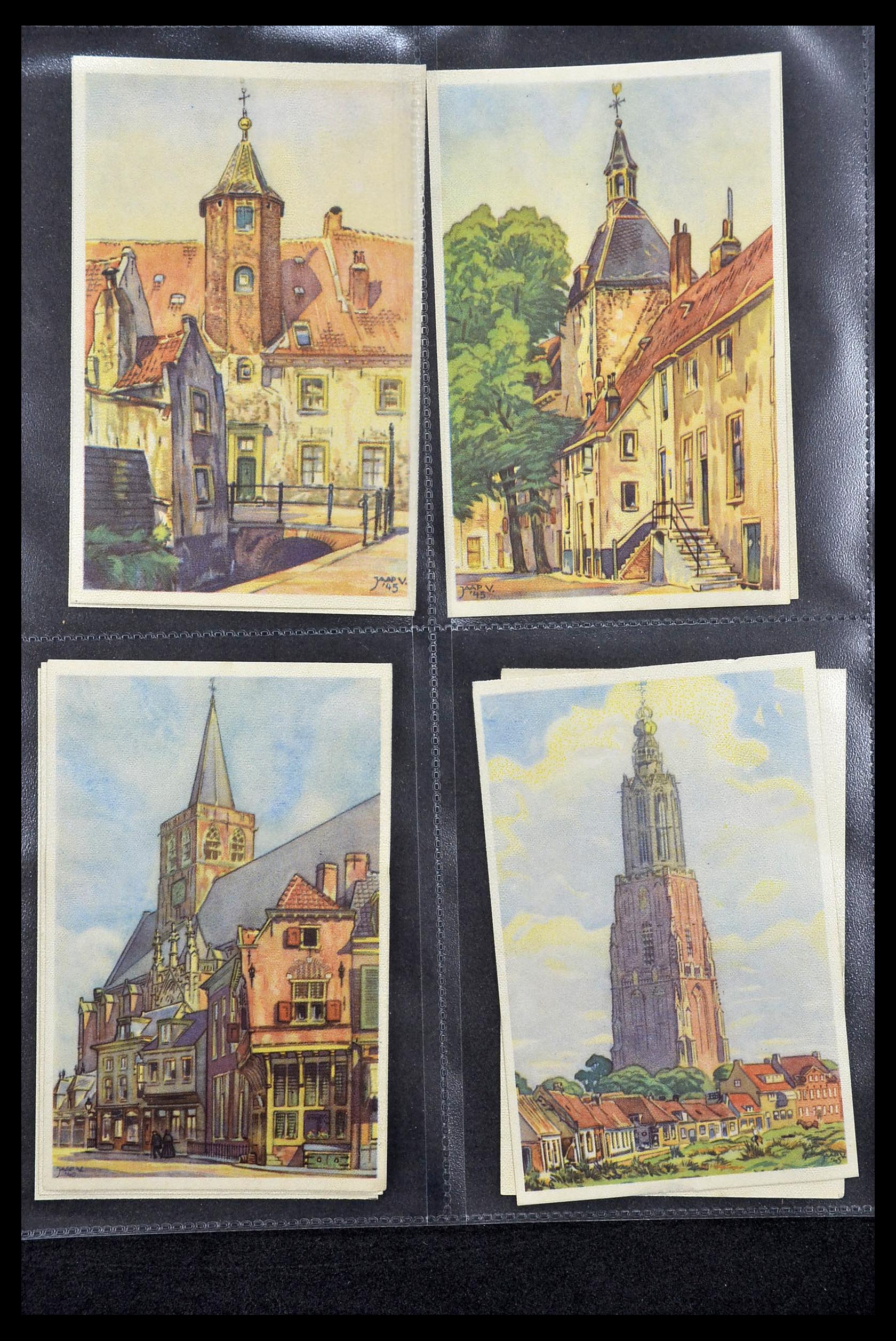34734 009 - Postzegelverzameling 34734 Amersfoort ansichtkaarten.
