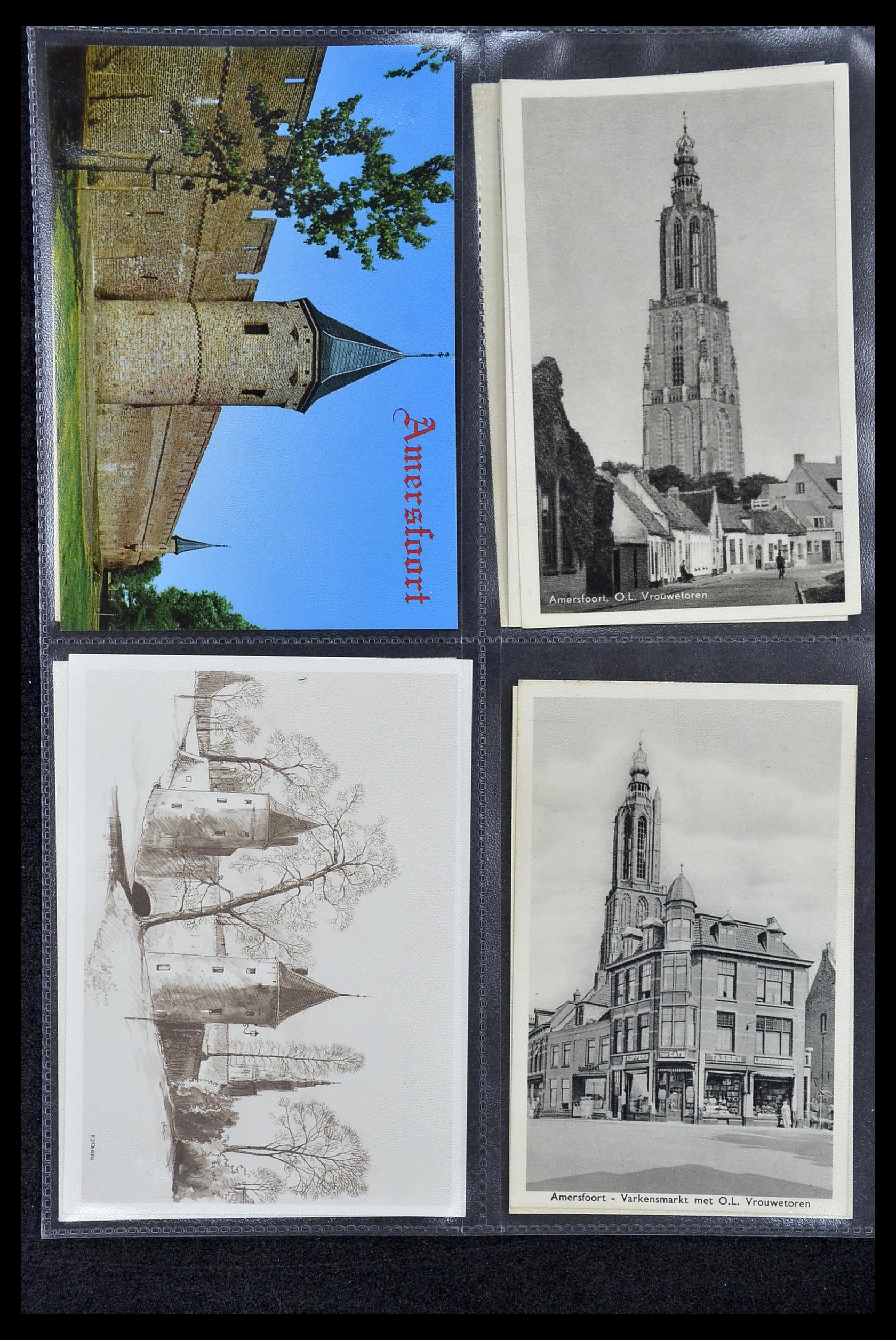 34734 011 - Postzegelverzameling 34734 Amersfoort ansichtkaarten.