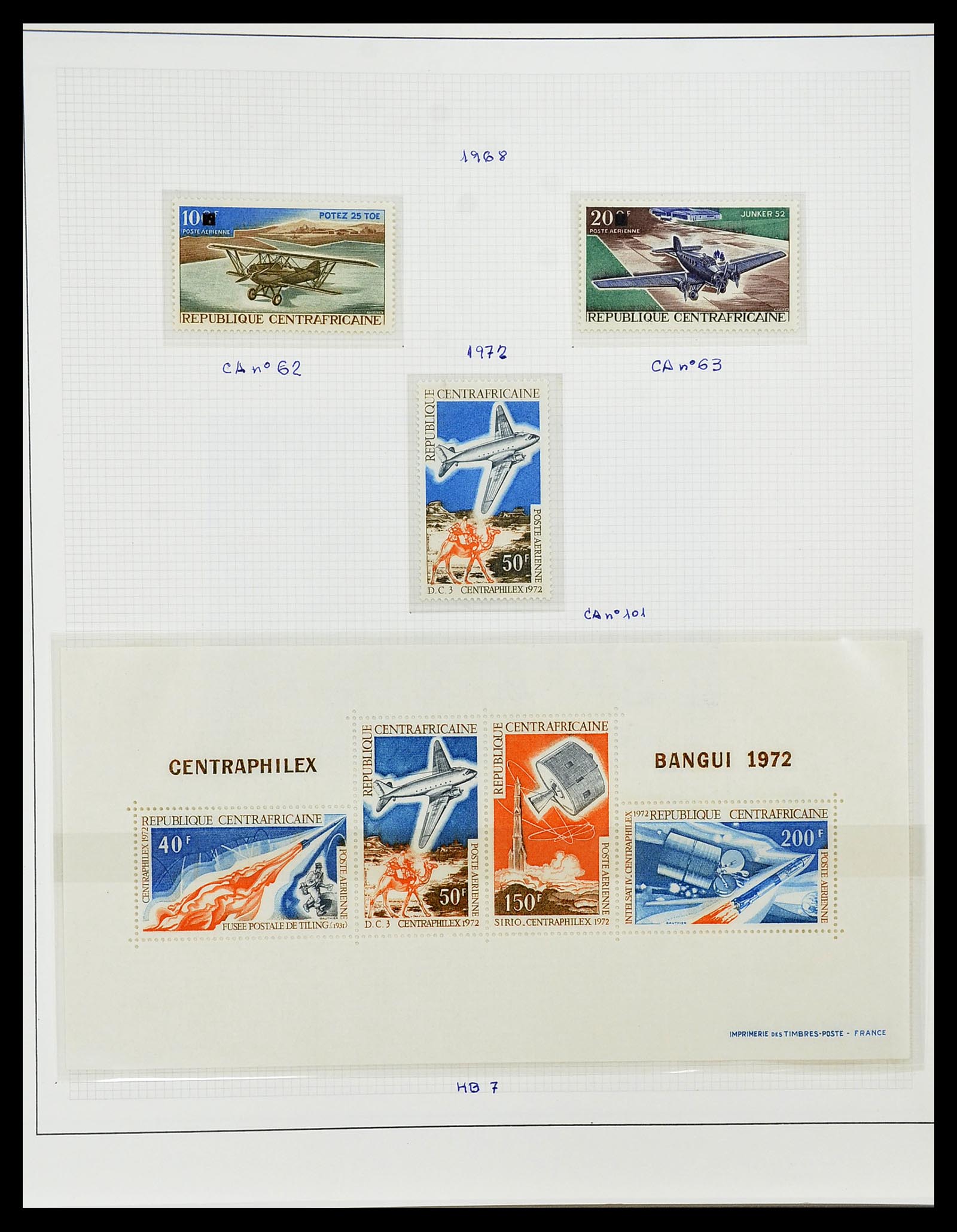 34737 011 - Stamp Collection 34737 Motif airplanes/airmail 1914-2009.