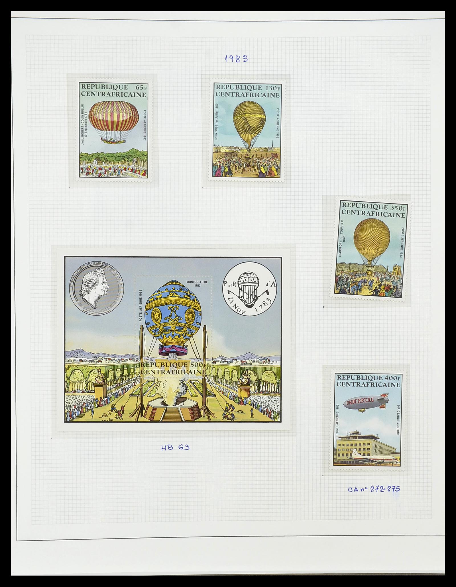 34737 018 - Stamp Collection 34737 Motif airplanes/airmail 1914-2009.