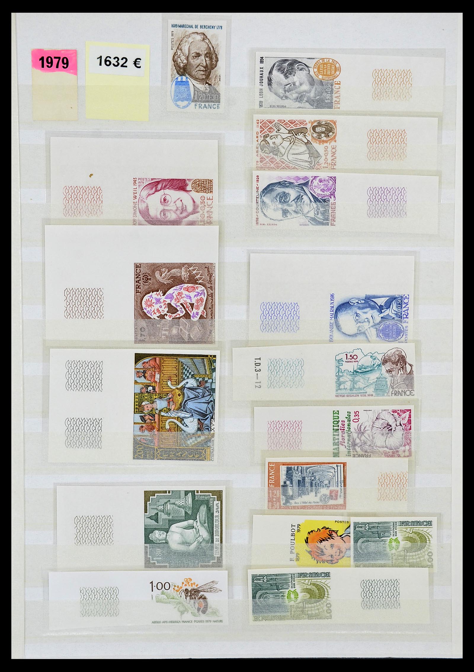34740 007 - Postzegelverzameling 34740 Frankrijk ONGETAND 1977-1996.
