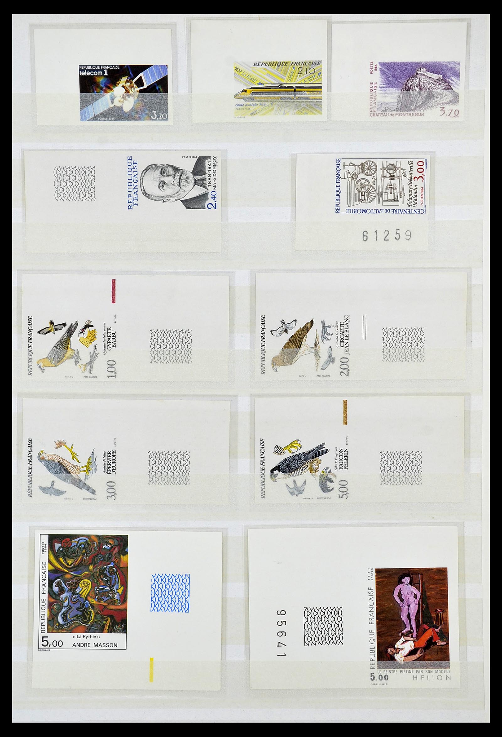 34740 025 - Postzegelverzameling 34740 Frankrijk ONGETAND 1977-1996.
