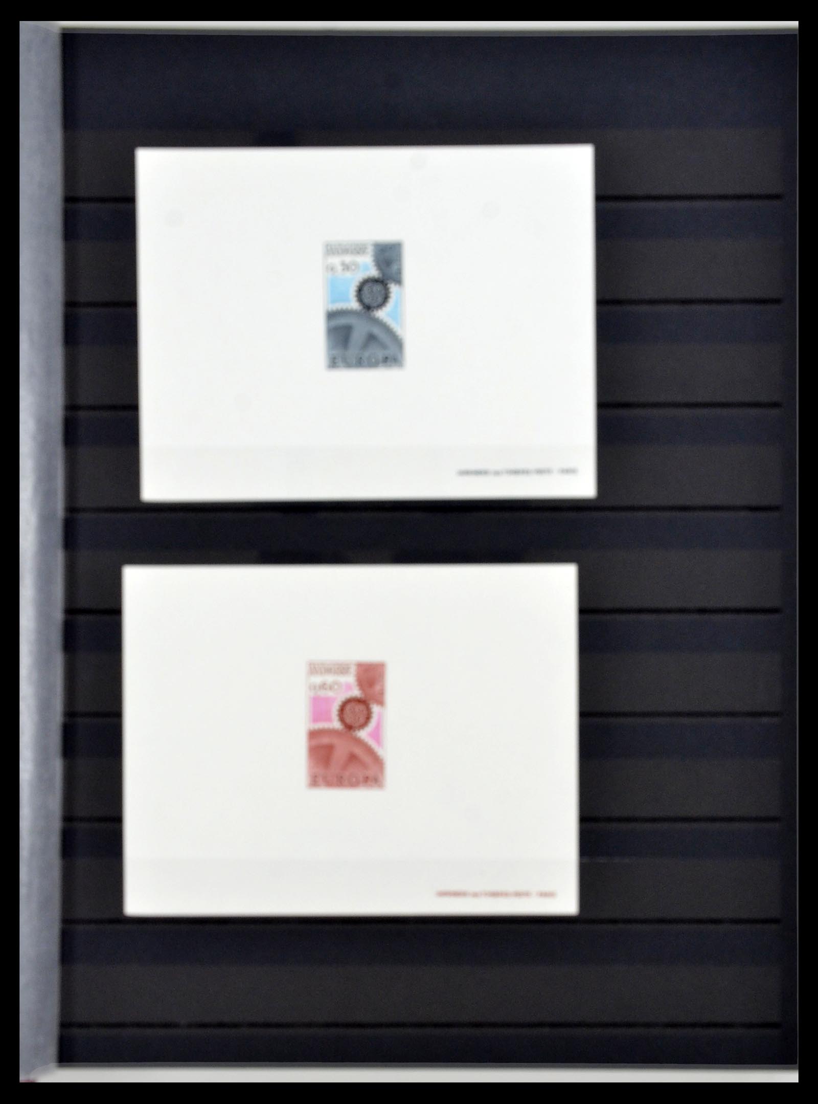 34745 001 - Postzegelverzameling 34745 Frans Andorra epreuves 1967-1995.
