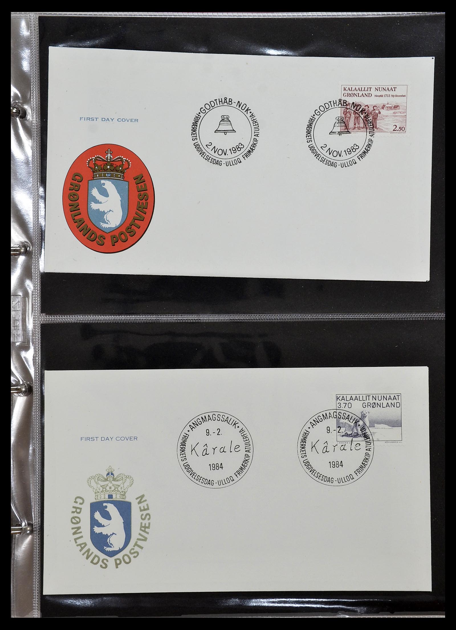 34754 014 - Postzegelverzameling 34754 Groenland FDC's 1959-2018!