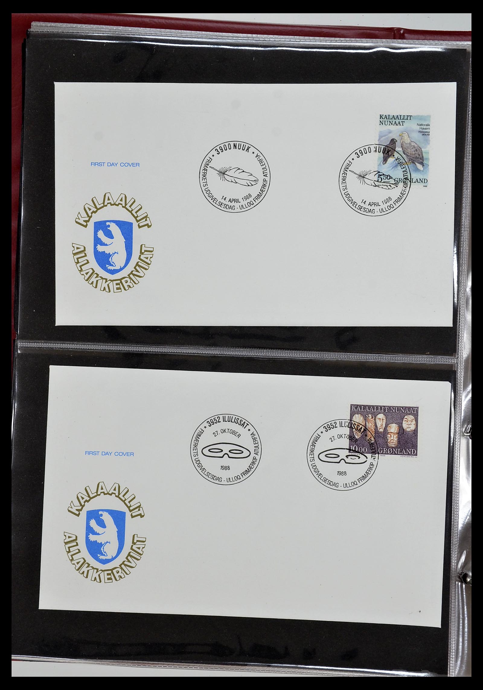 34754 029 - Postzegelverzameling 34754 Groenland FDC's 1959-2018!